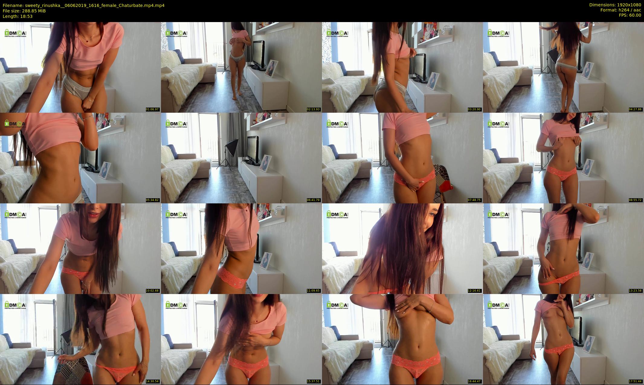 sweety_rinushka_ — 19 minute Chaturbate female cam show recording, 1080p, Jun 6, 2019