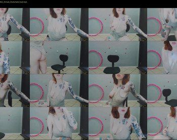 temptingfox — 45 minute Chaturbate female cam show recording, 480p, Jun 6, 2019