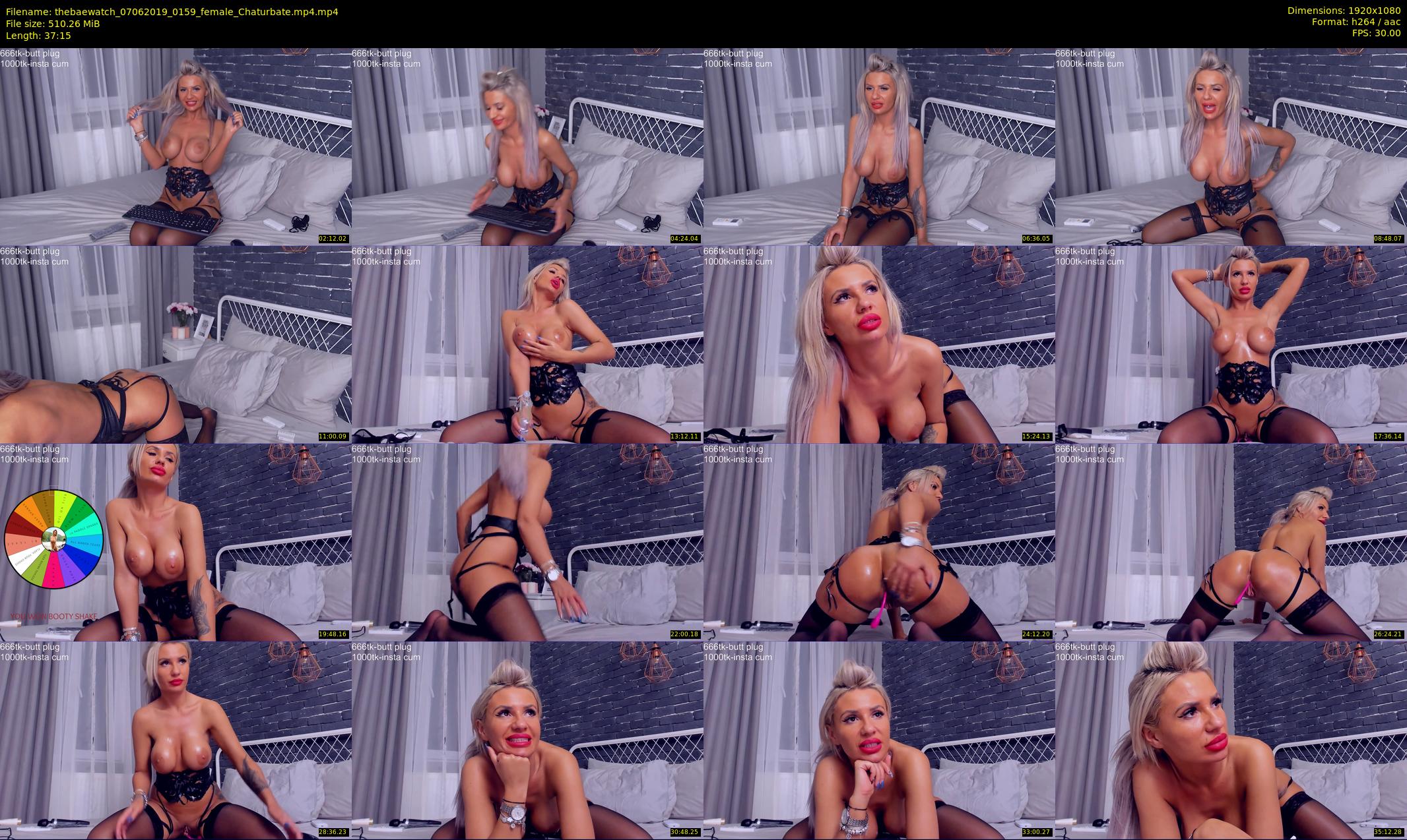 thebaewatch — 38 minute Chaturbate female cam show recording, 1080p, Jun 7, 2019