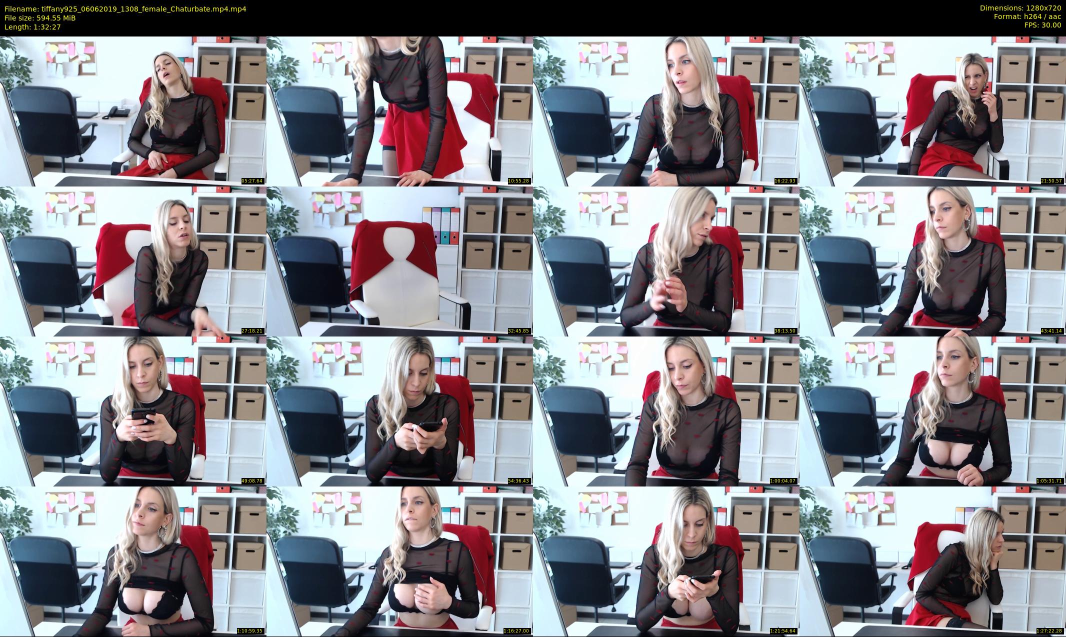 tiffany925 — 93 minute Chaturbate female cam show recording, 720p, Jun 6, 2019