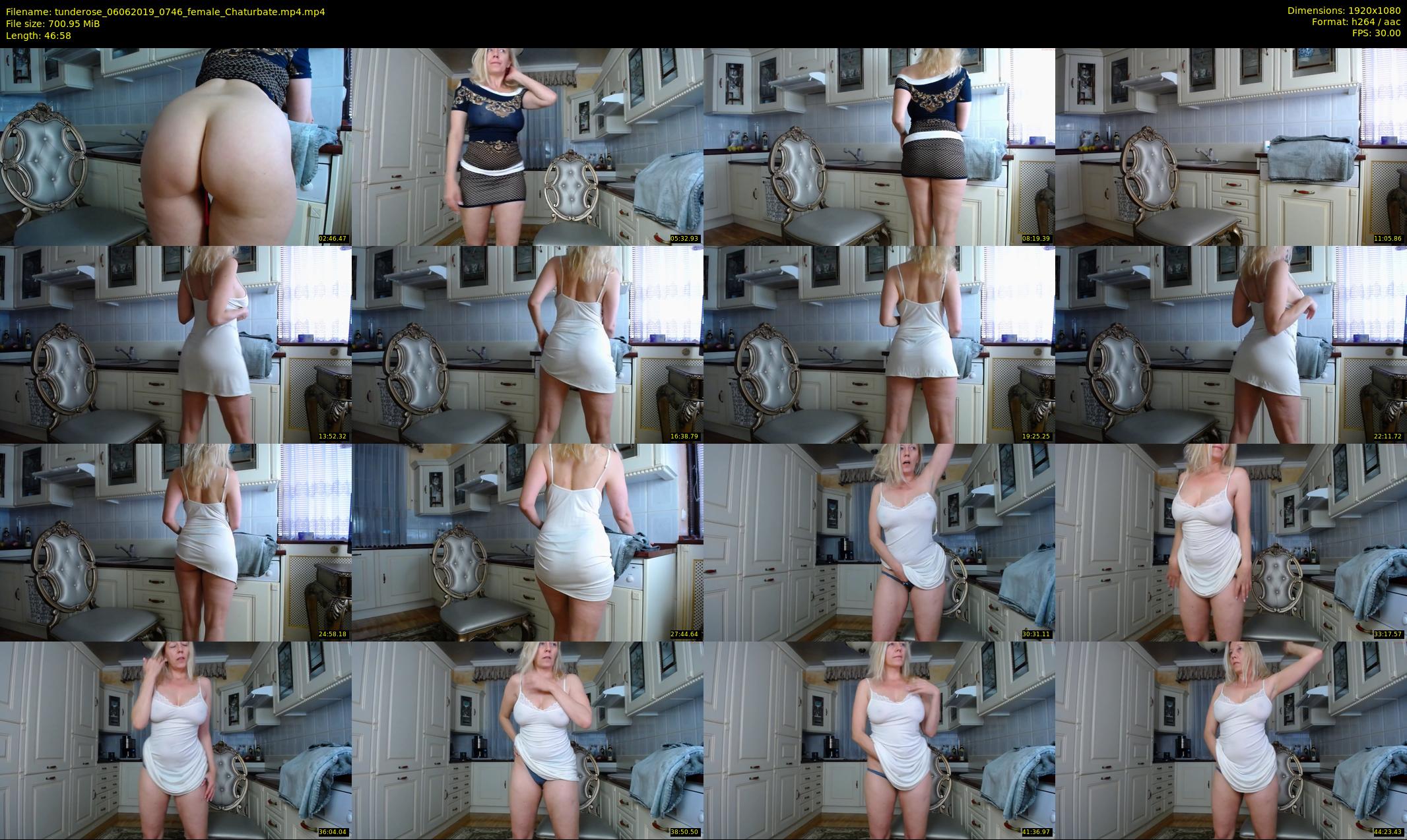 tunderose — 47 minute Chaturbate female cam show recording, 1080p, Jun 6, 2019