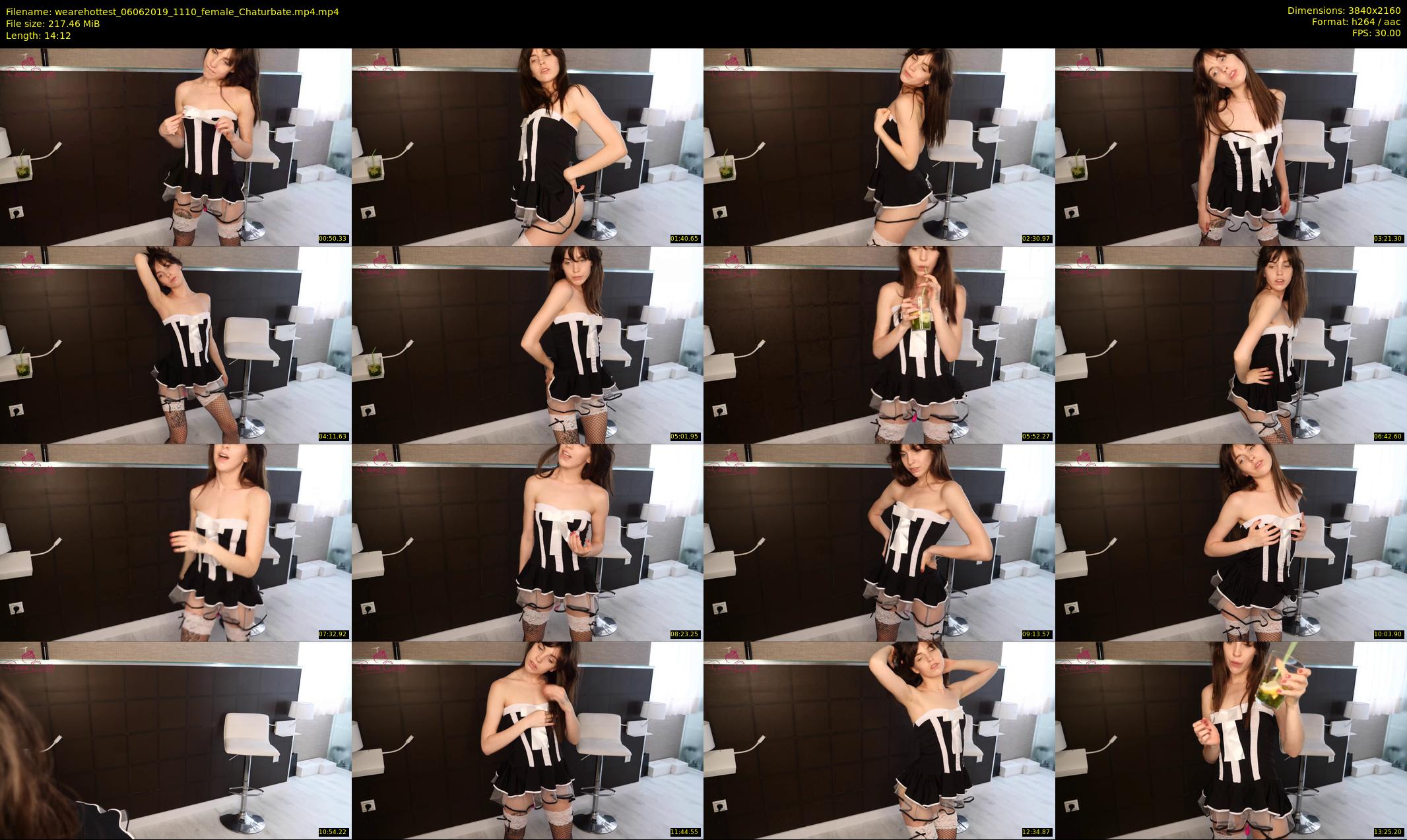 wearehottest — 15 minute Chaturbate couple cam show recording, 4K, Jun 6, 2019