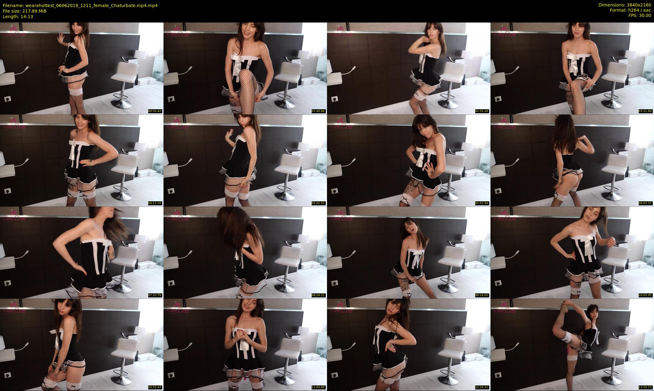 wearehottest — 15 minute Chaturbate couple cam show recording, 4K, Jun 6, 2019