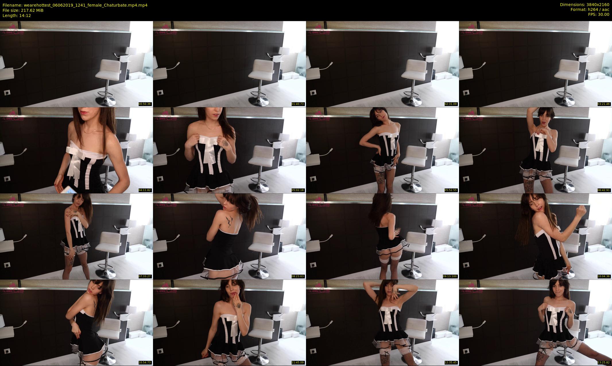 wearehottest — 15 minute Chaturbate couple cam show recording, 4K, Jun 6, 2019