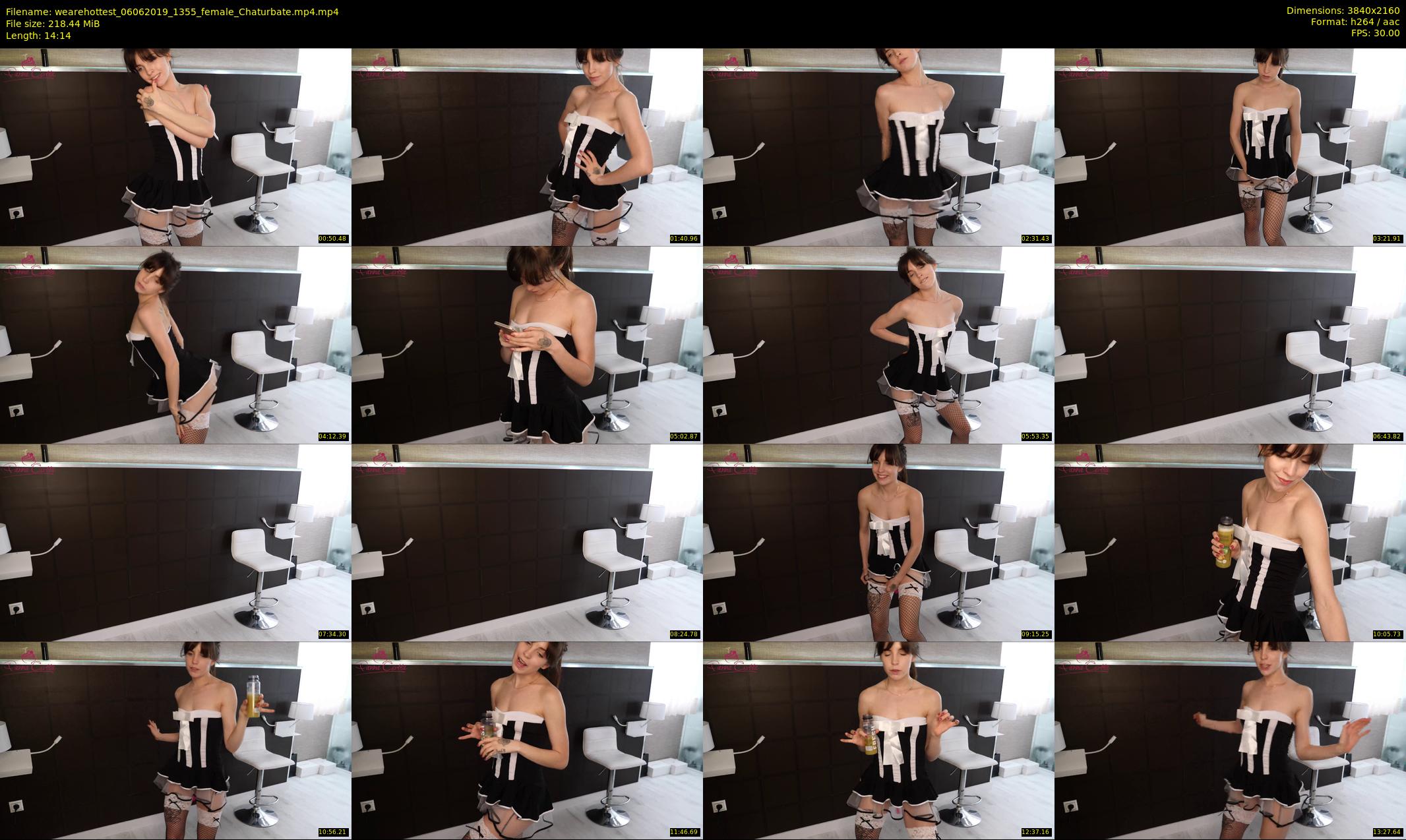 wearehottest — 15 minute Chaturbate couple cam show recording, 4K, Jun 6, 2019