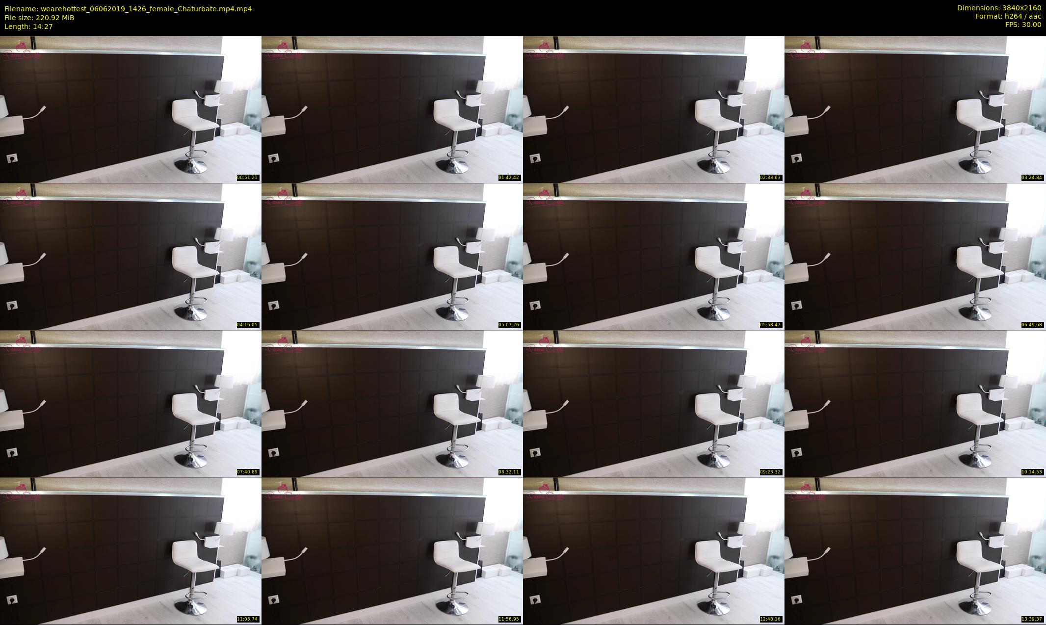 wearehottest — 15 minute Chaturbate couple cam show recording, 4K, Jun 6, 2019