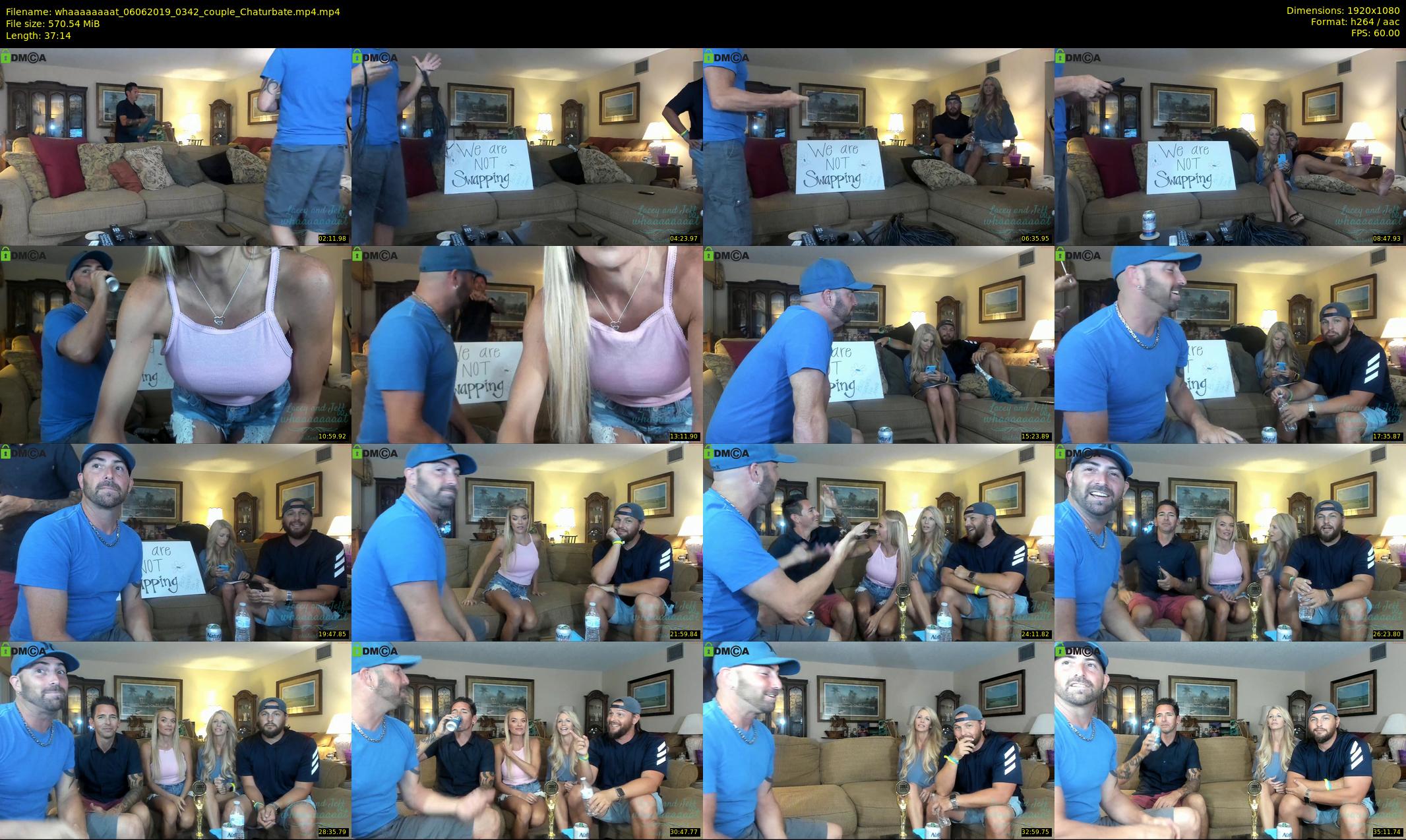 whaaaaaaaat — 38 minute Chaturbate couple cam show recording, 1080p, Jun 6, 2019