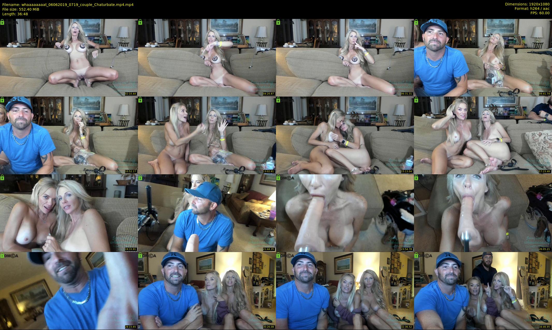 whaaaaaaaat — 37 minute Chaturbate couple cam show recording, 1080p, Jun 6, 2019