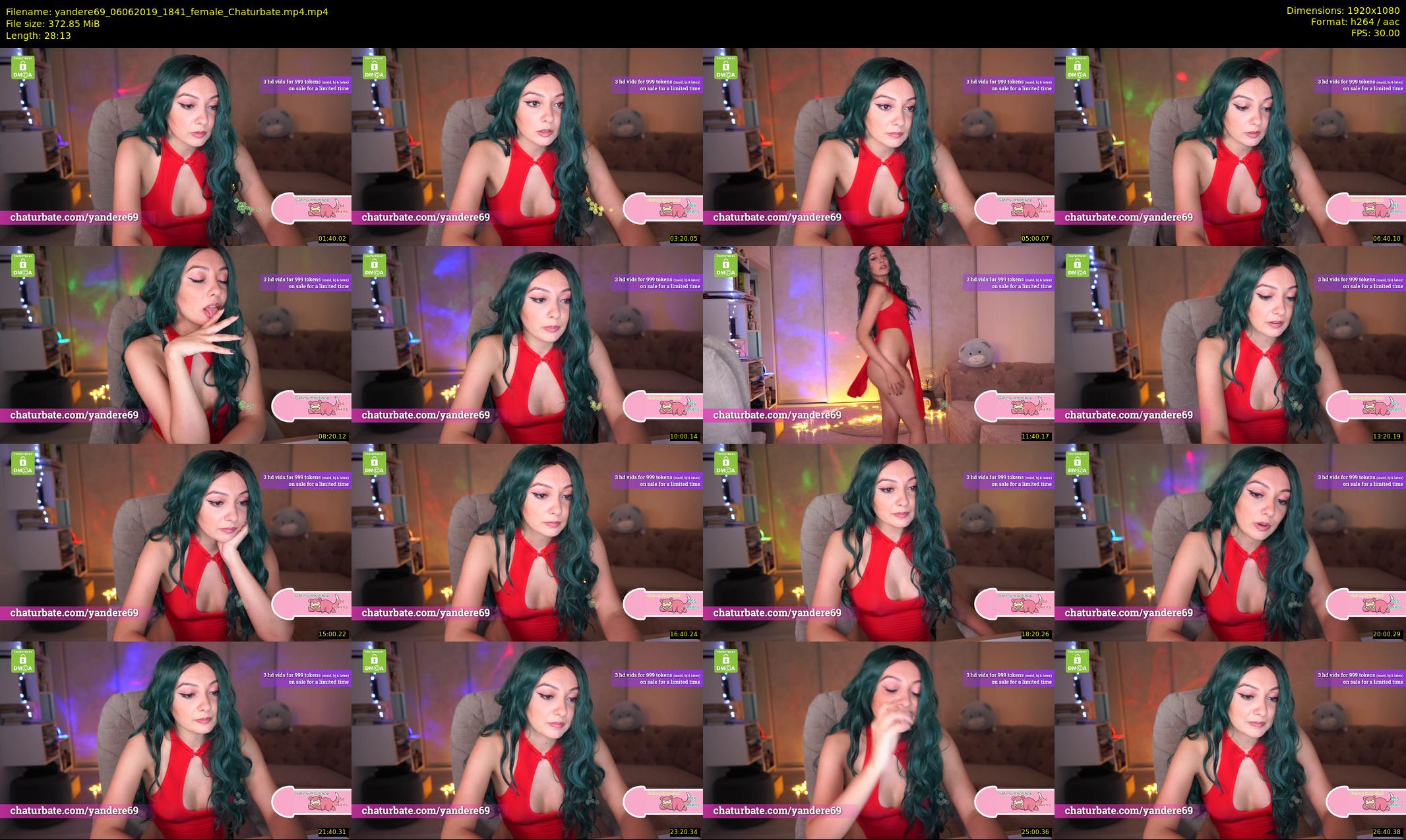 yandere69 — 29 minute Chaturbate female cam show recording, 1080p, Jun 6, 2019