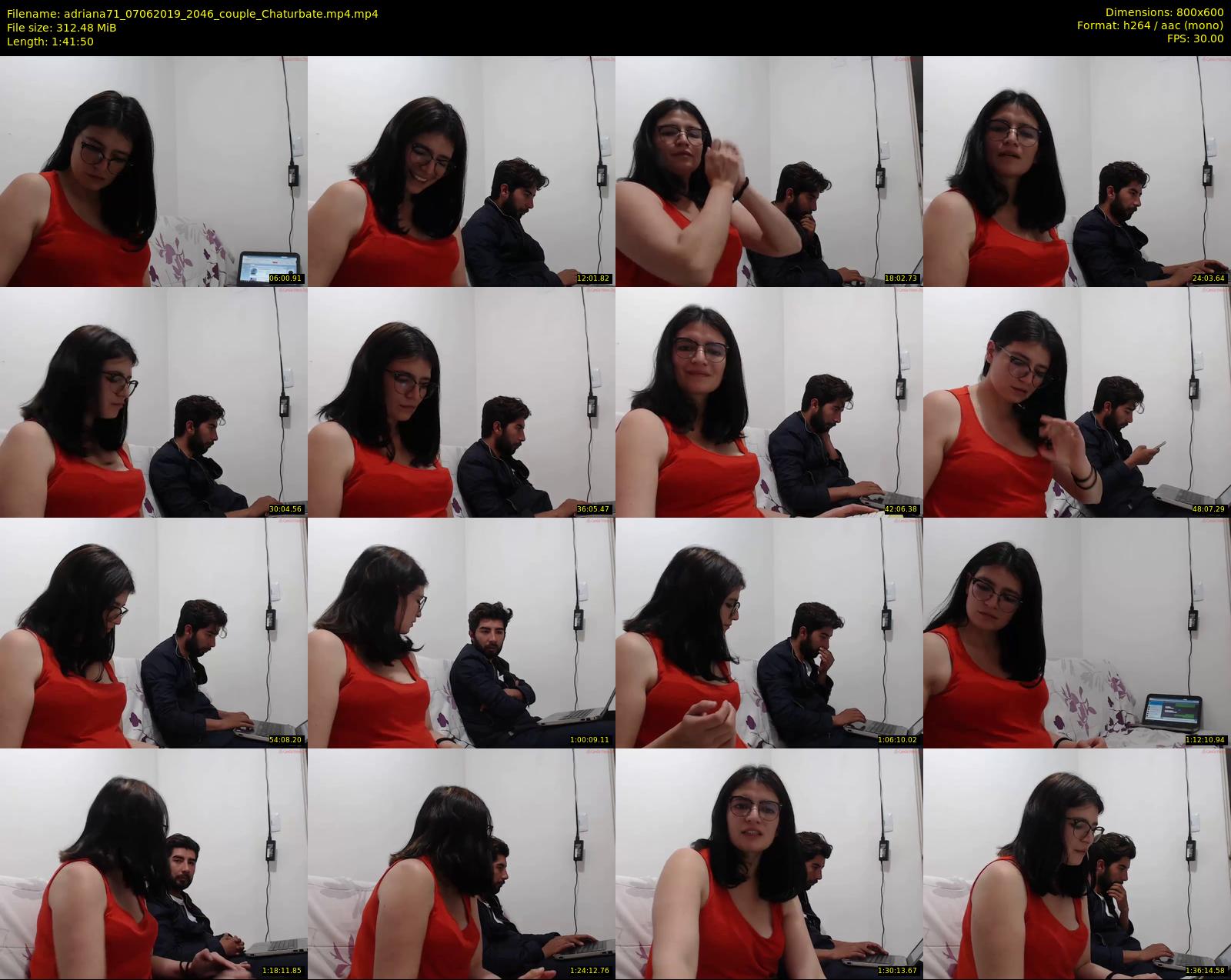 adriana71 — 102 minute Chaturbate couple cam show recording, 480p, Jun 7, 2019