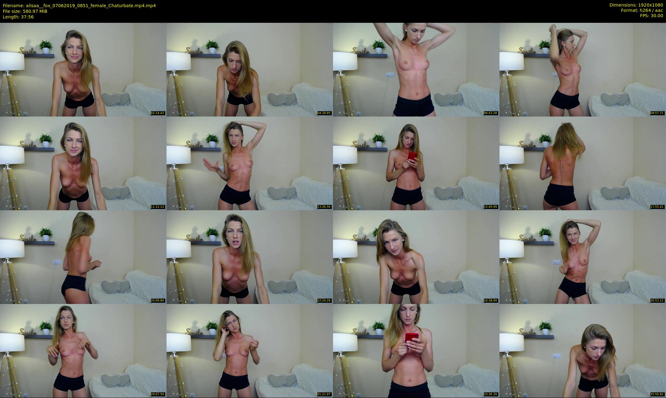 alisaa__fox — 38 minute Chaturbate female cam show recording, 1080p, Jun 7, 2019