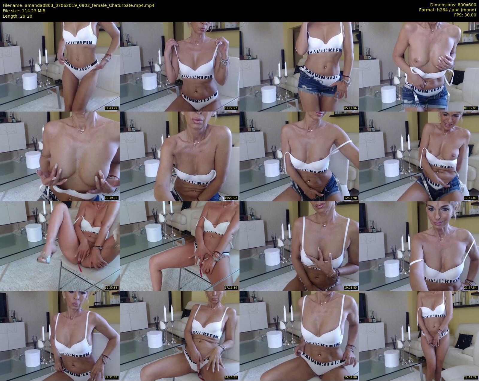 amanda0803 — 30 minute Chaturbate female cam show recording, 480p, Jun 7, 2019