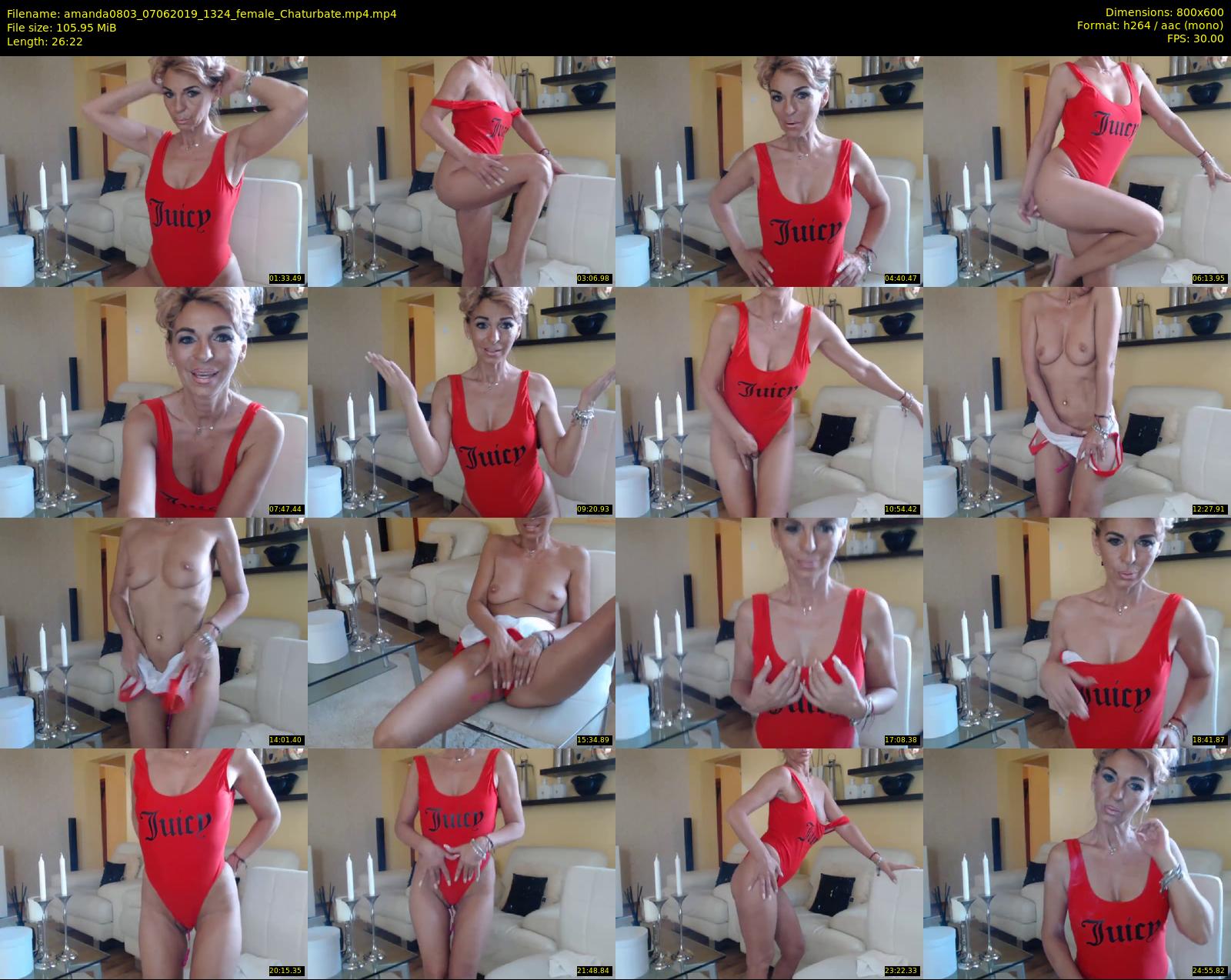 amanda0803 — 27 minute Chaturbate female cam show recording, 480p, Jun 7, 2019
