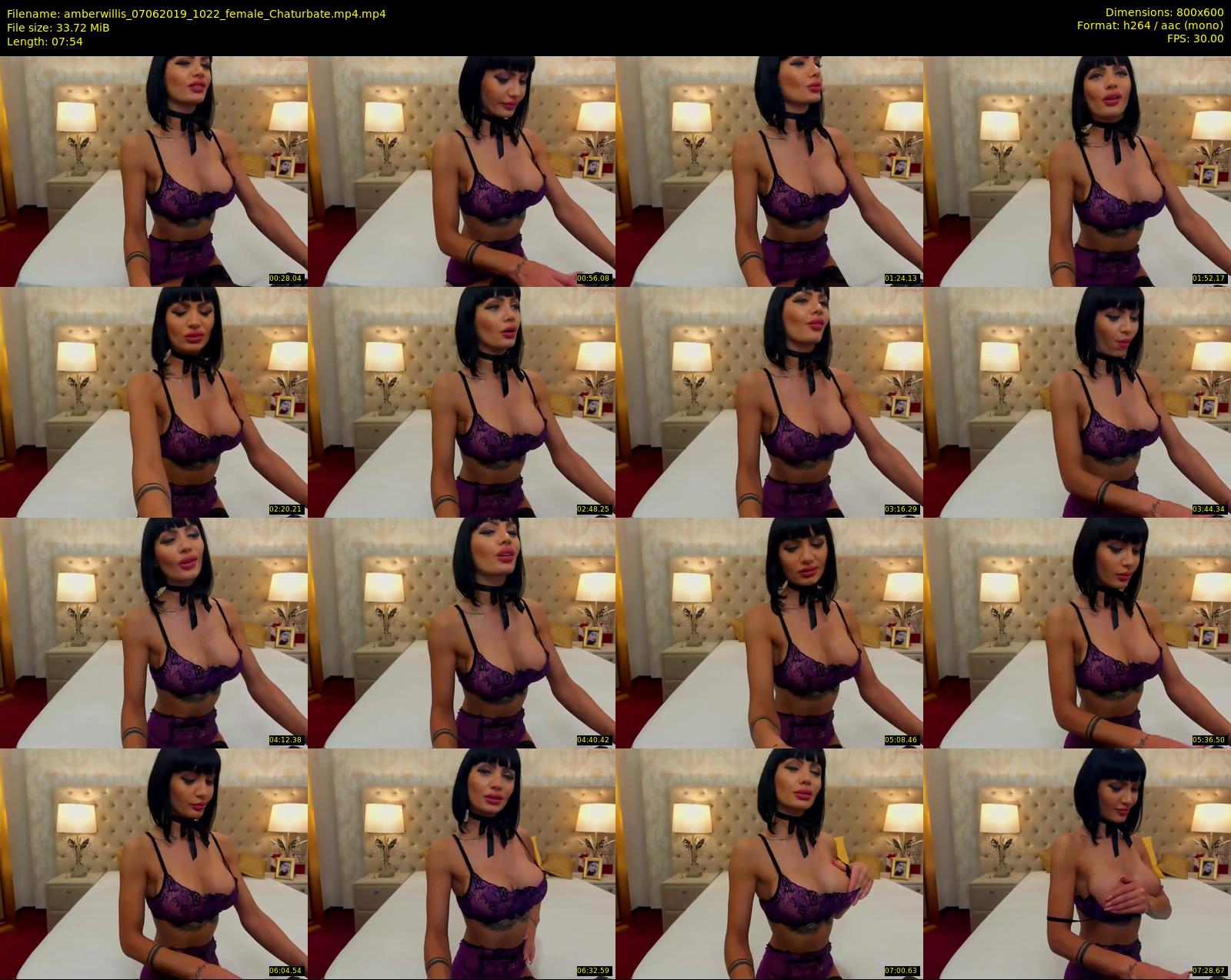 amberwillis — 8 minute Chaturbate female cam show recording, 480p, Jun 7, 2019