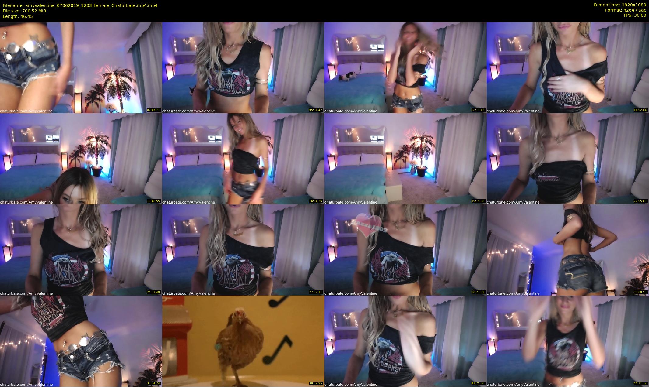 amyvalentine — 47 minute Chaturbate female cam show recording, 1080p, Jun 7, 2019