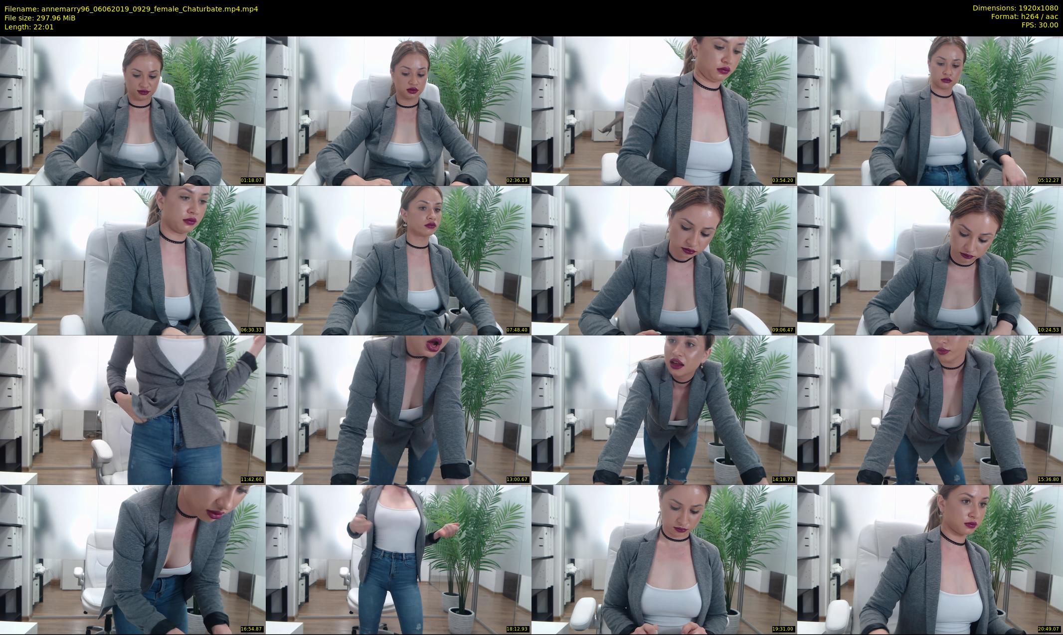 annemarry96 — 23 minute Chaturbate female cam show recording, 1080p, Jun 6, 2019