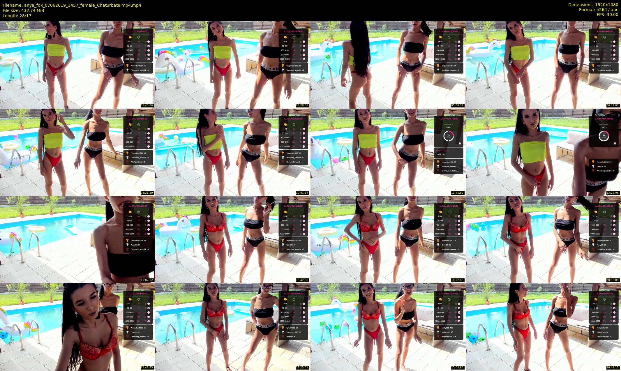 anya_fox — 29 minute Chaturbate female cam show recording, 1080p, Jun 7, 2019