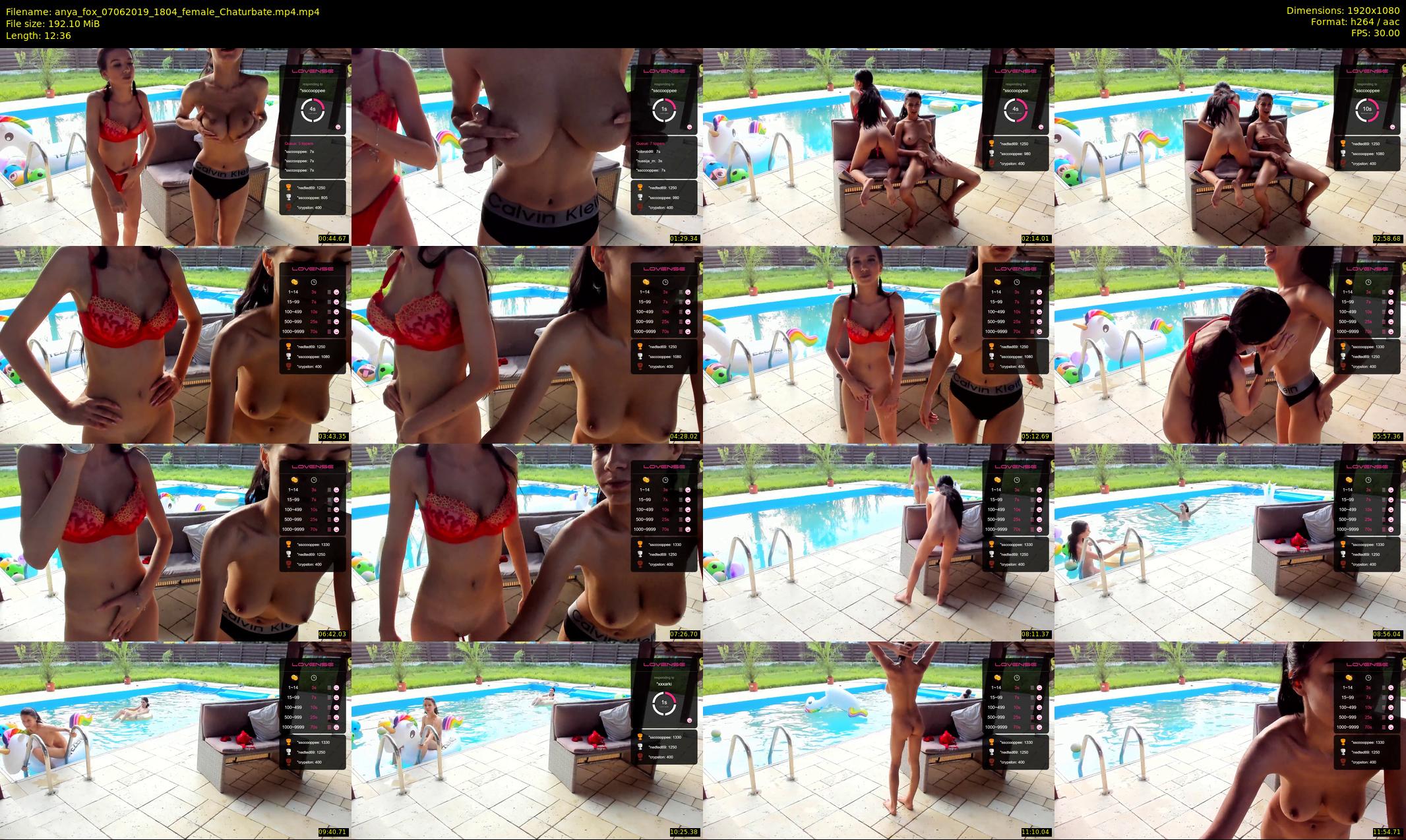 anya_fox — 13 minute Chaturbate female cam show recording, 1080p, Jun 7, 2019