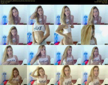 barelylegal11 — 8 minute Chaturbate female cam show recording, 480p, Jun 8, 2019