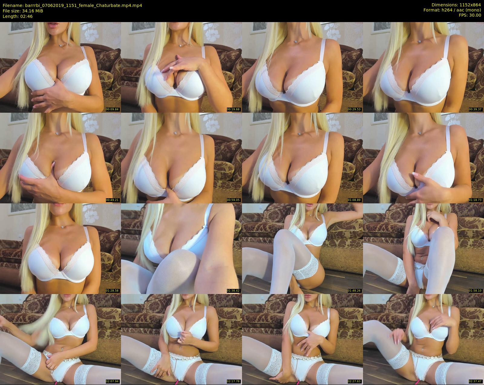 barrrbi — 3 minute Chaturbate female cam show recording, 720p, Jun 7, 2019