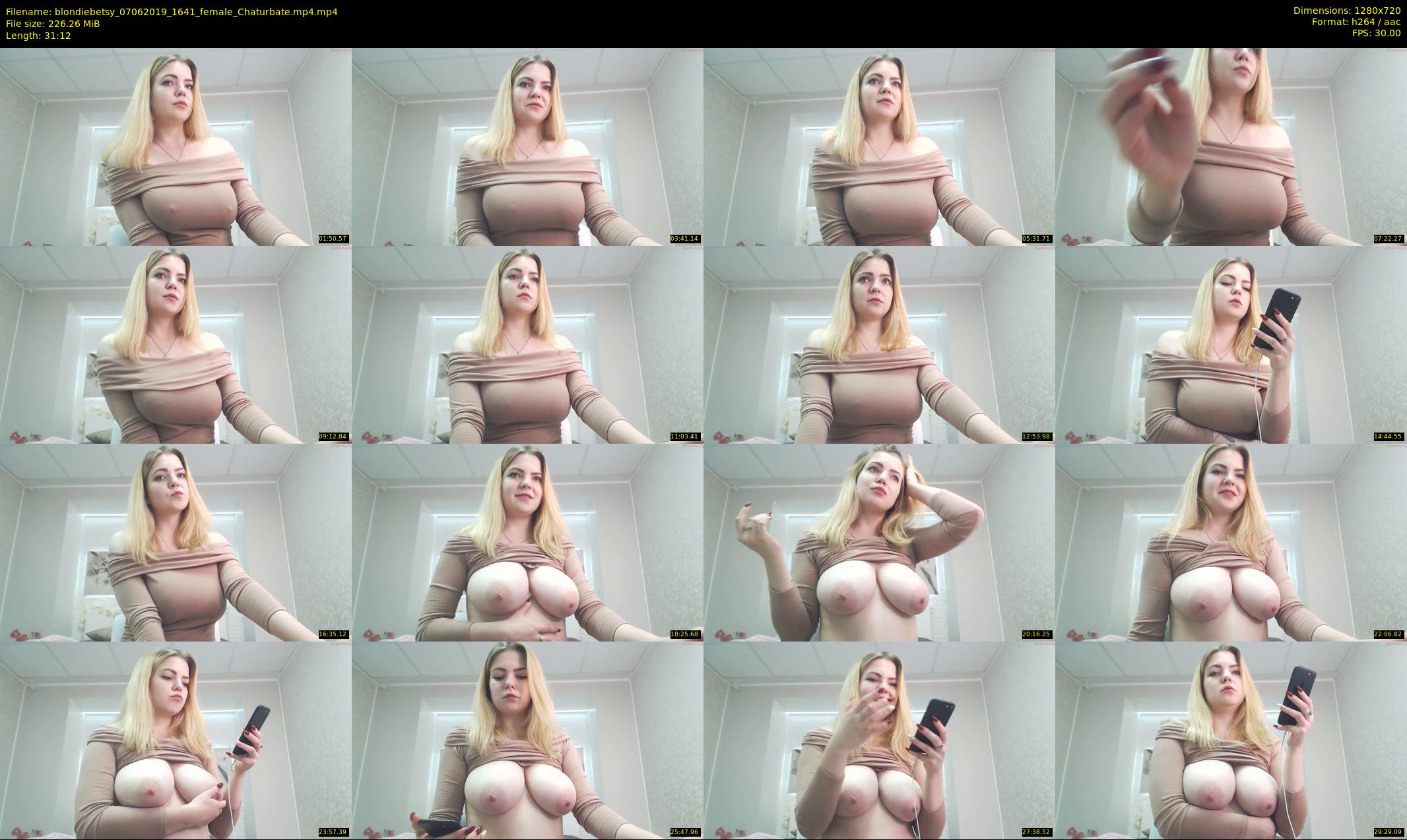 blondiebetsy — 32 minute Chaturbate female cam show recording, 720p, Jun 7, 2019