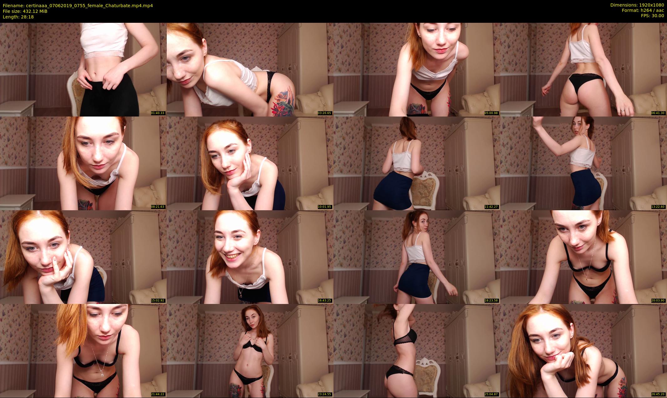 certinaaa — 29 minute Chaturbate female cam show recording, 1080p, Jun 7, 2019