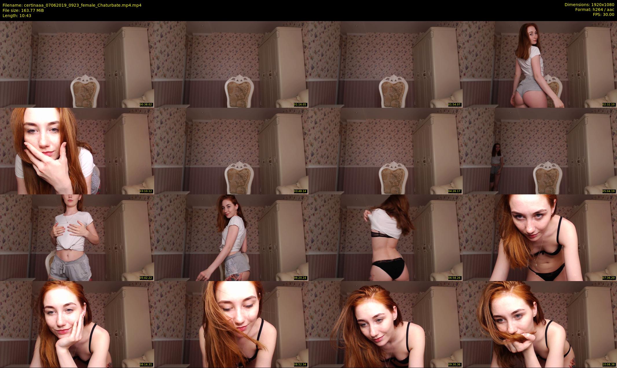 certinaaa — 11 minute Chaturbate female cam show recording, 1080p, Jun 7, 2019