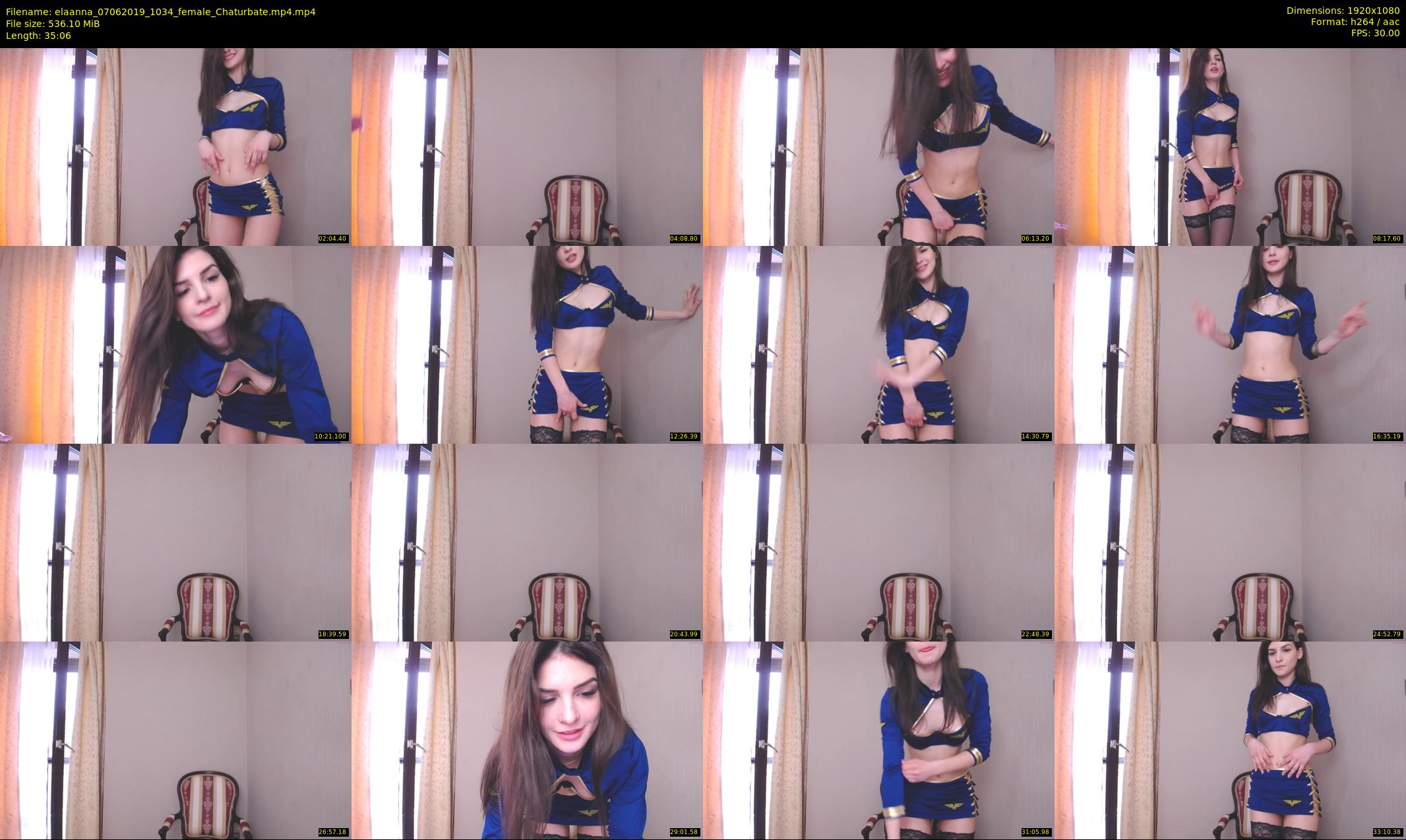 elaanna — 36 minute Chaturbate female cam show recording, 1080p, Jun 7, 2019