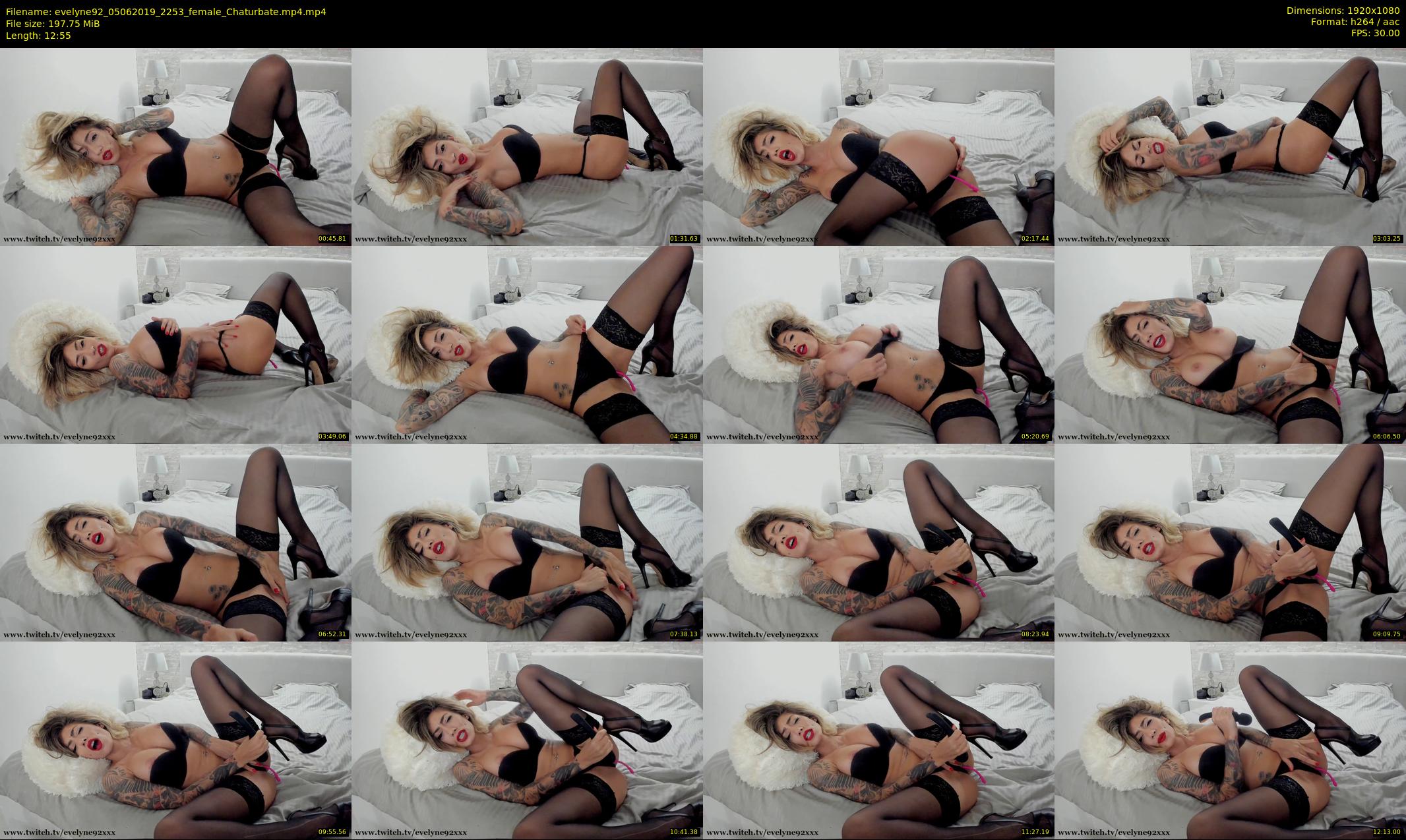evelyne92 — 13 minute Chaturbate female cam show recording, 1080p, Jun 5, 2019