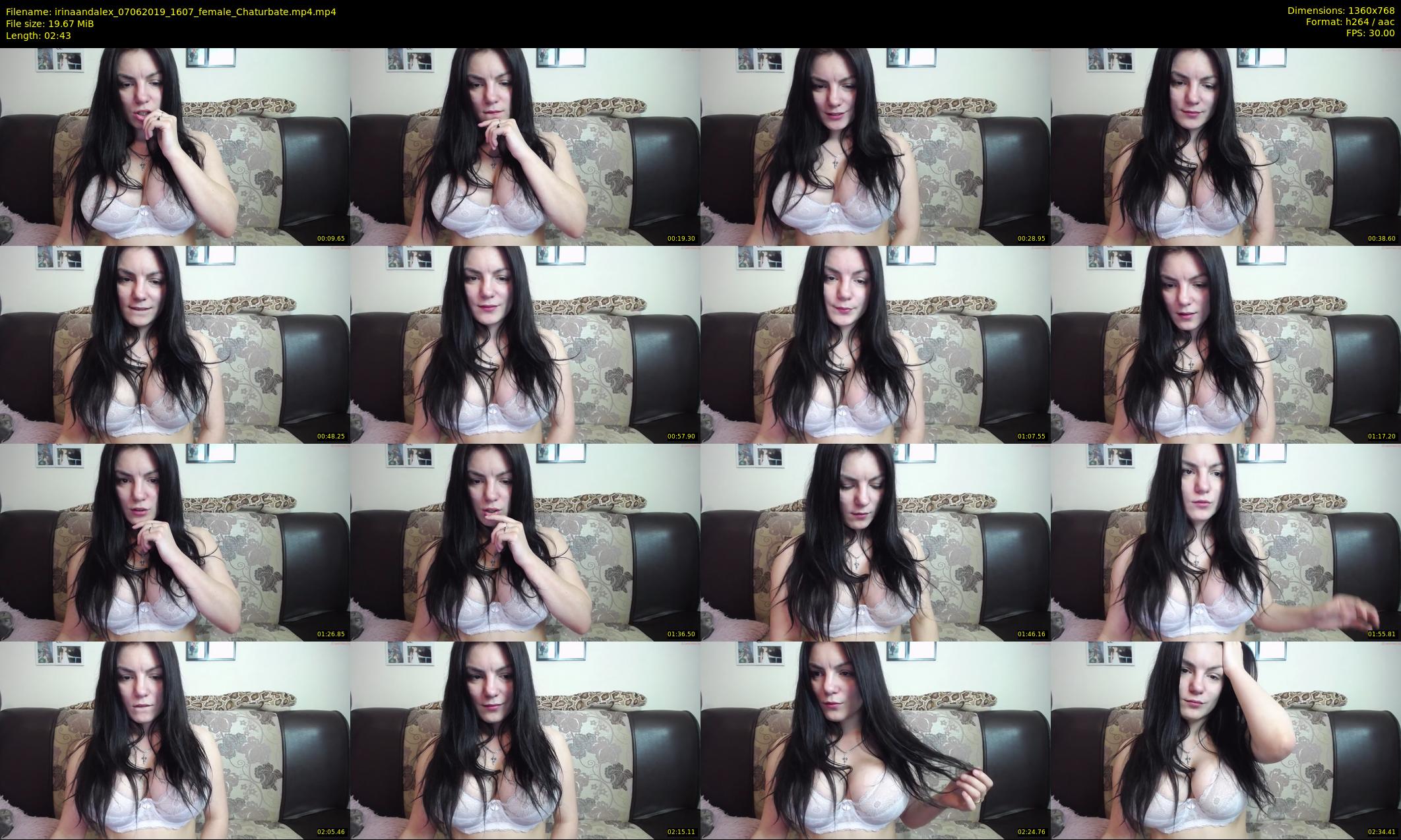 irinaandalex — 3 minute Chaturbate couple cam show recording, 720p, Jun 7, 2019