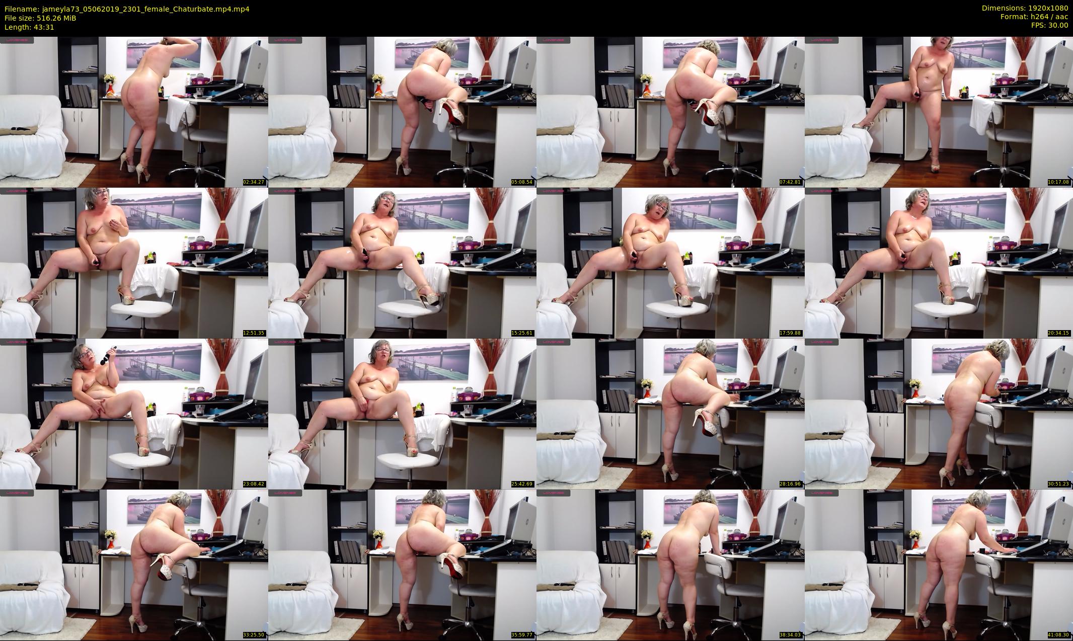 jameyla73 — 44 minute Chaturbate female cam show recording, 1080p, Jun 5, 2019