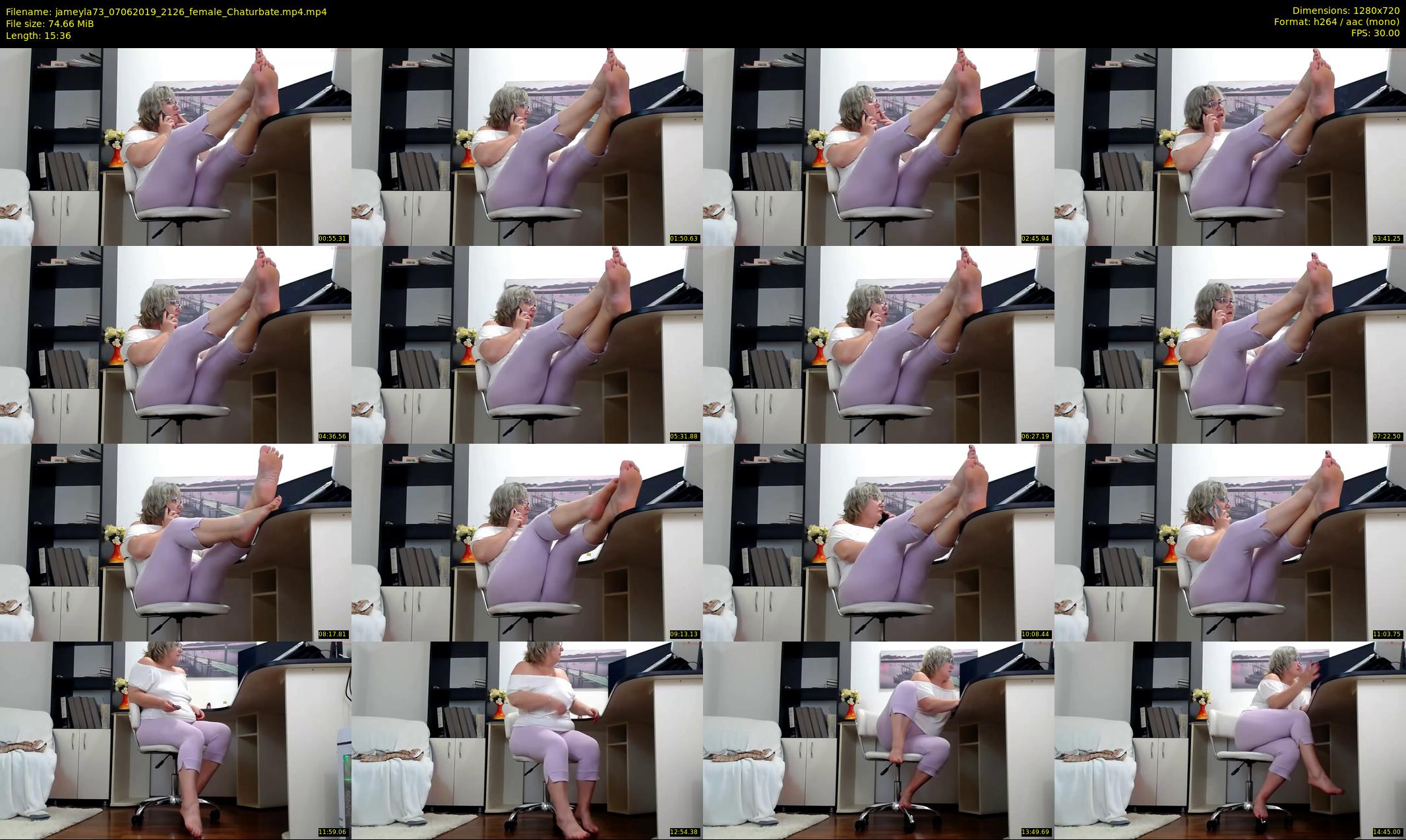 jameyla73 — 16 minute Chaturbate female cam show recording, 720p, Jun 7, 2019