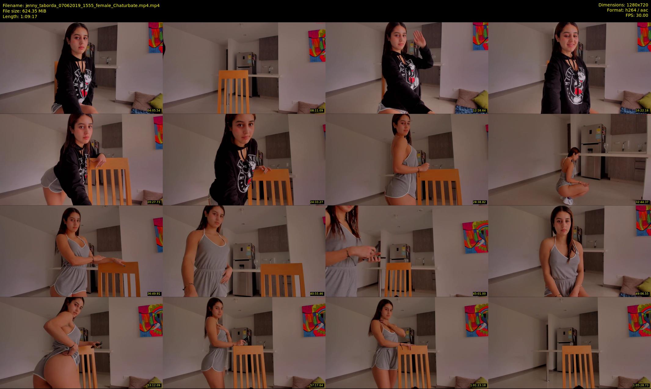 jenny_taborda — 70 minute Chaturbate female cam show recording, 720p, Jun 7, 2019