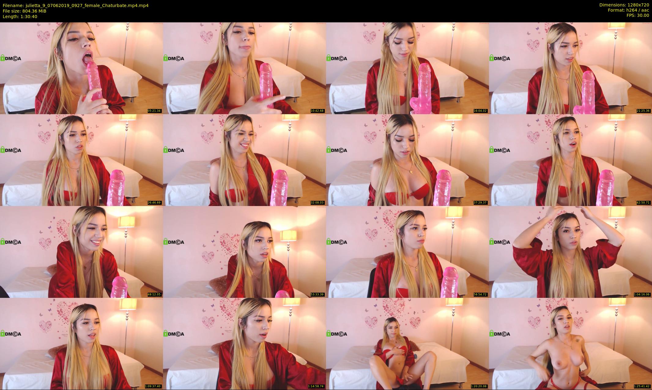 julietta_9 — 91 minute Chaturbate female cam show recording, 720p, Jun 7, 2019