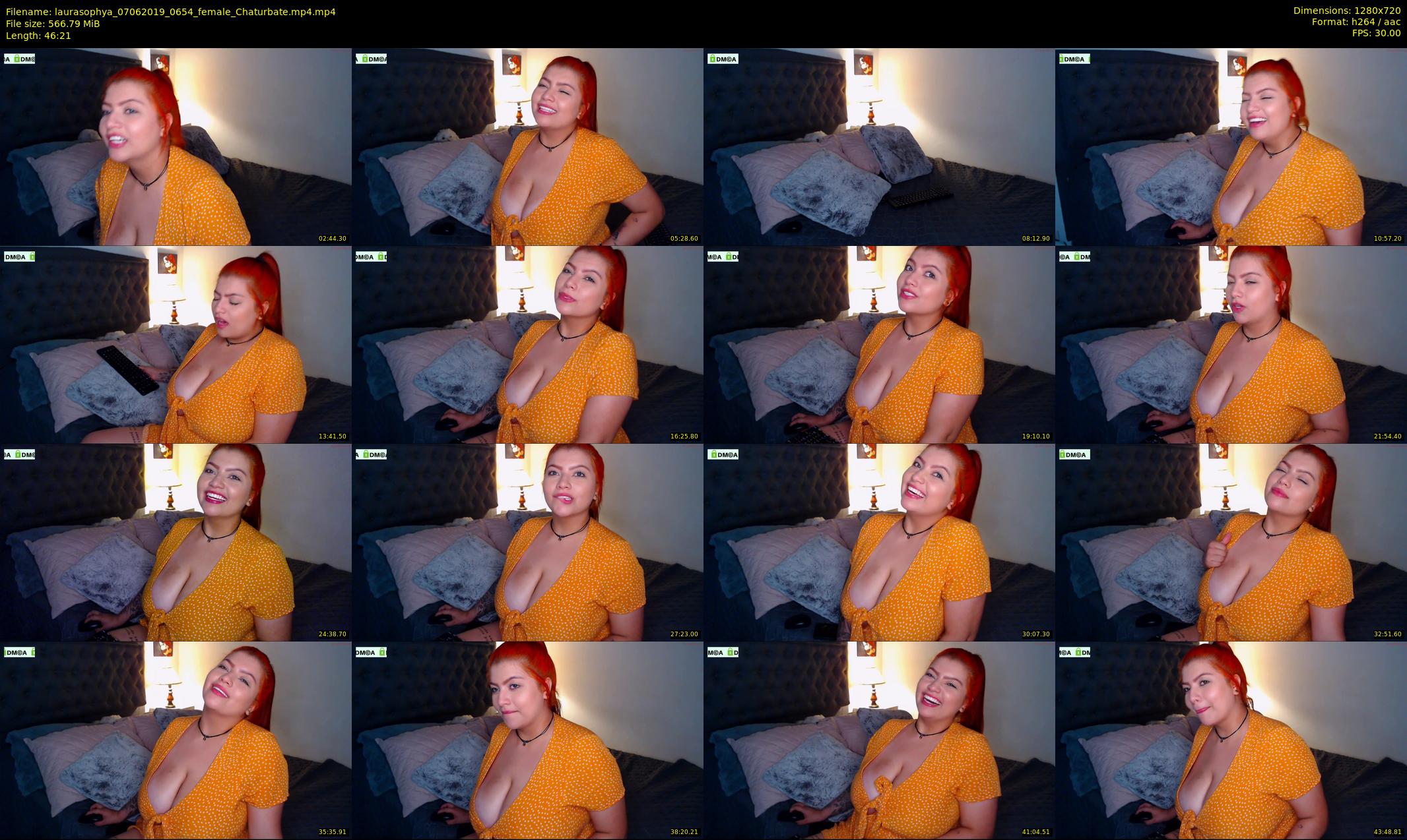 laurasophya — 47 minute Chaturbate female cam show recording, 720p, Jun 7, 2019