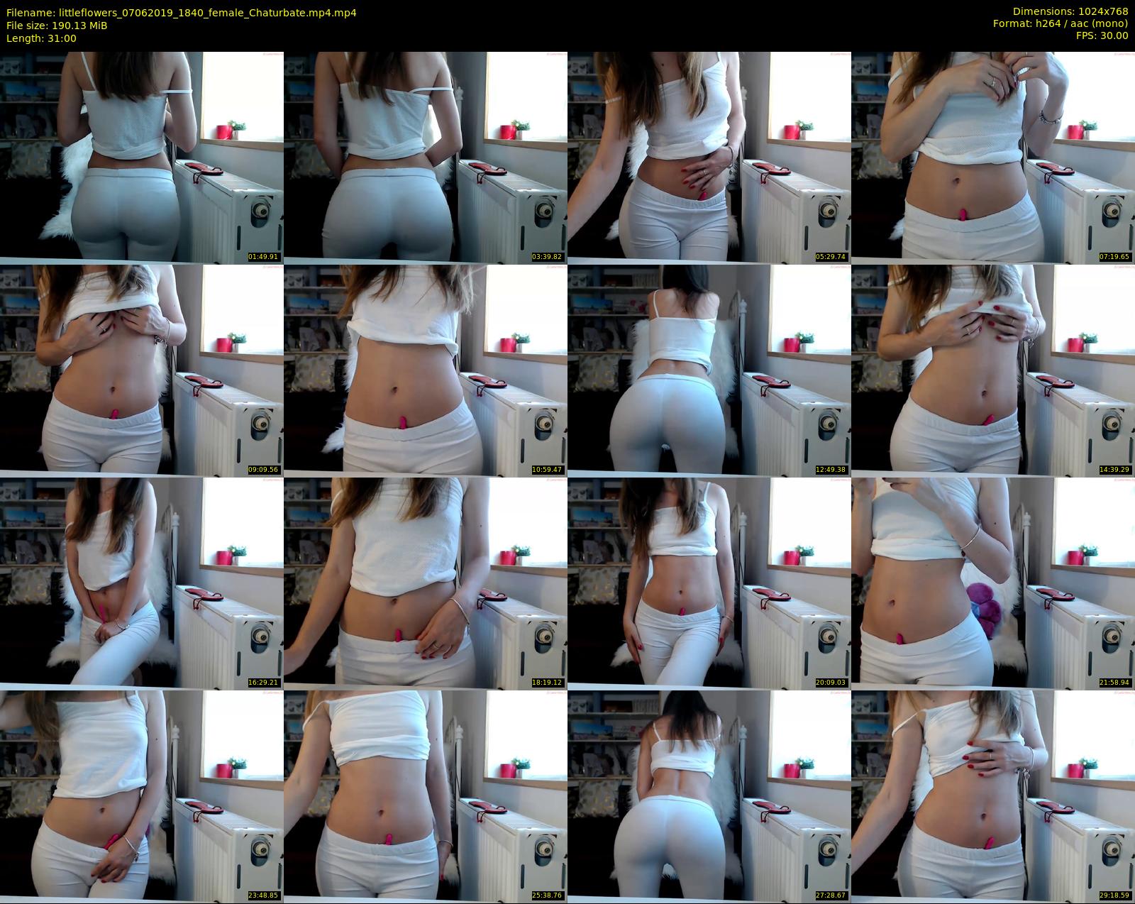 littleflowers — 31 minute Chaturbate female cam show recording, 720p, Jun 7, 2019