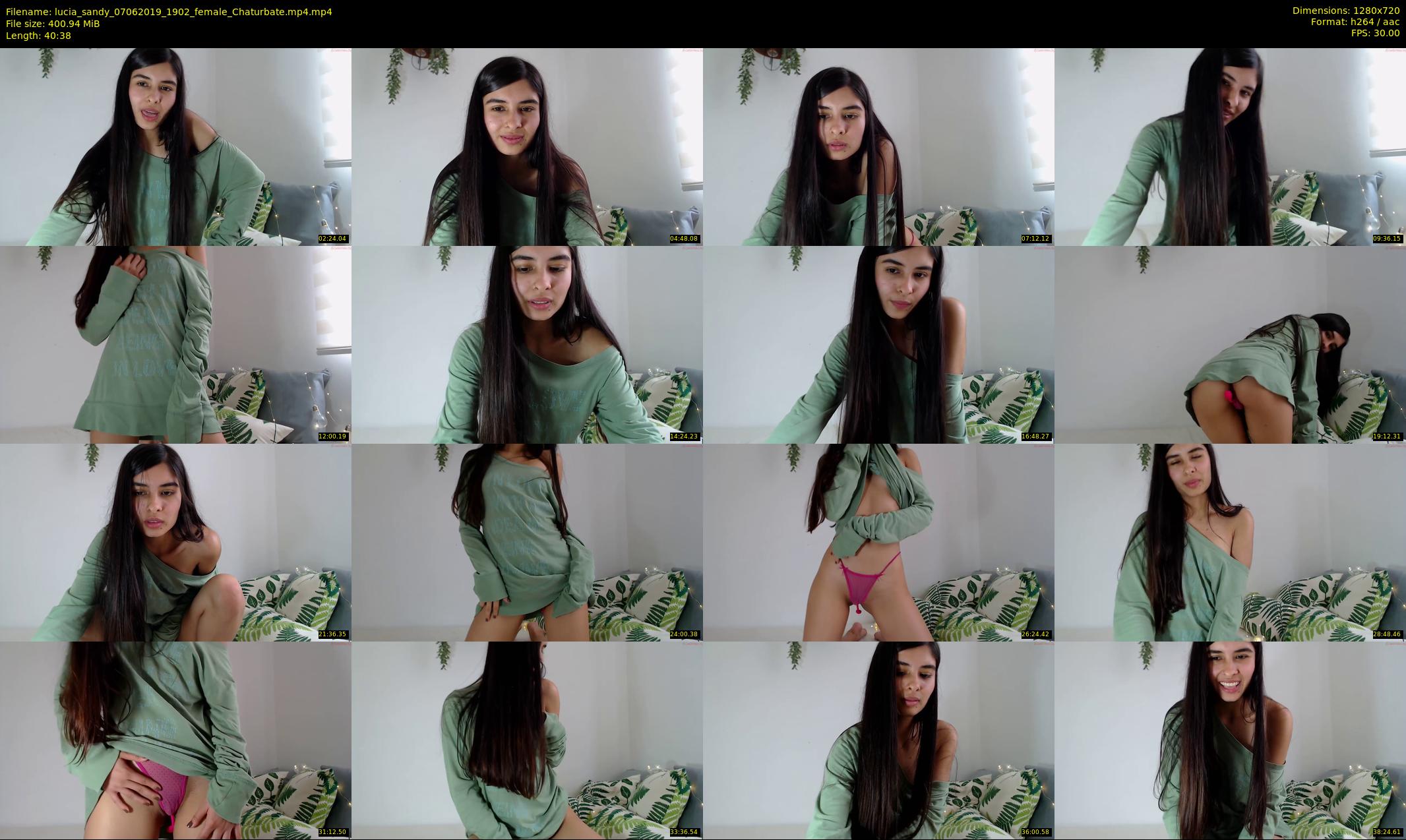 lucia_sandy — 41 minute Chaturbate female cam show recording, 720p, Jun 7, 2019