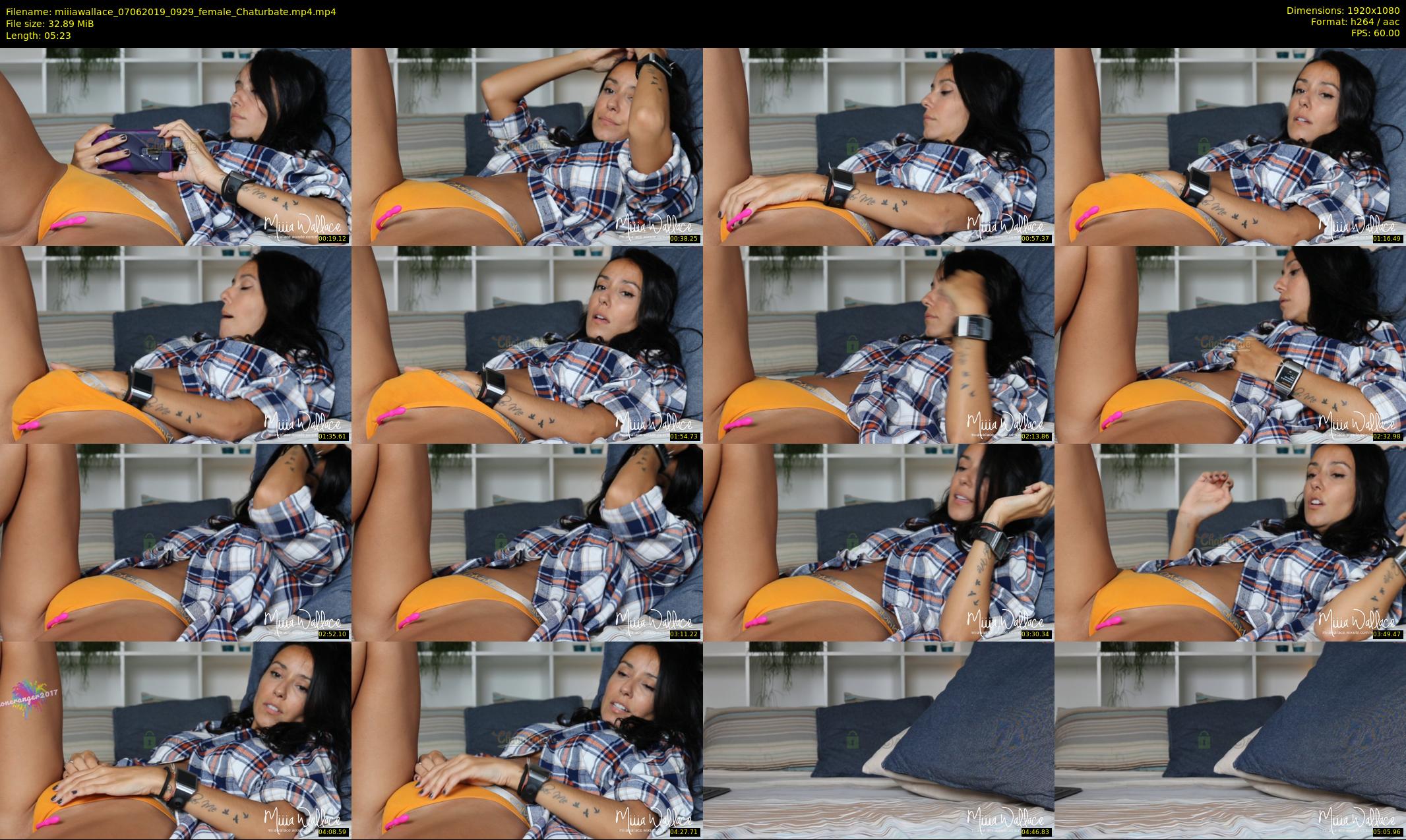 miiiawallace — 6 minute Chaturbate female cam show recording, 1080p, Jun 7, 2019