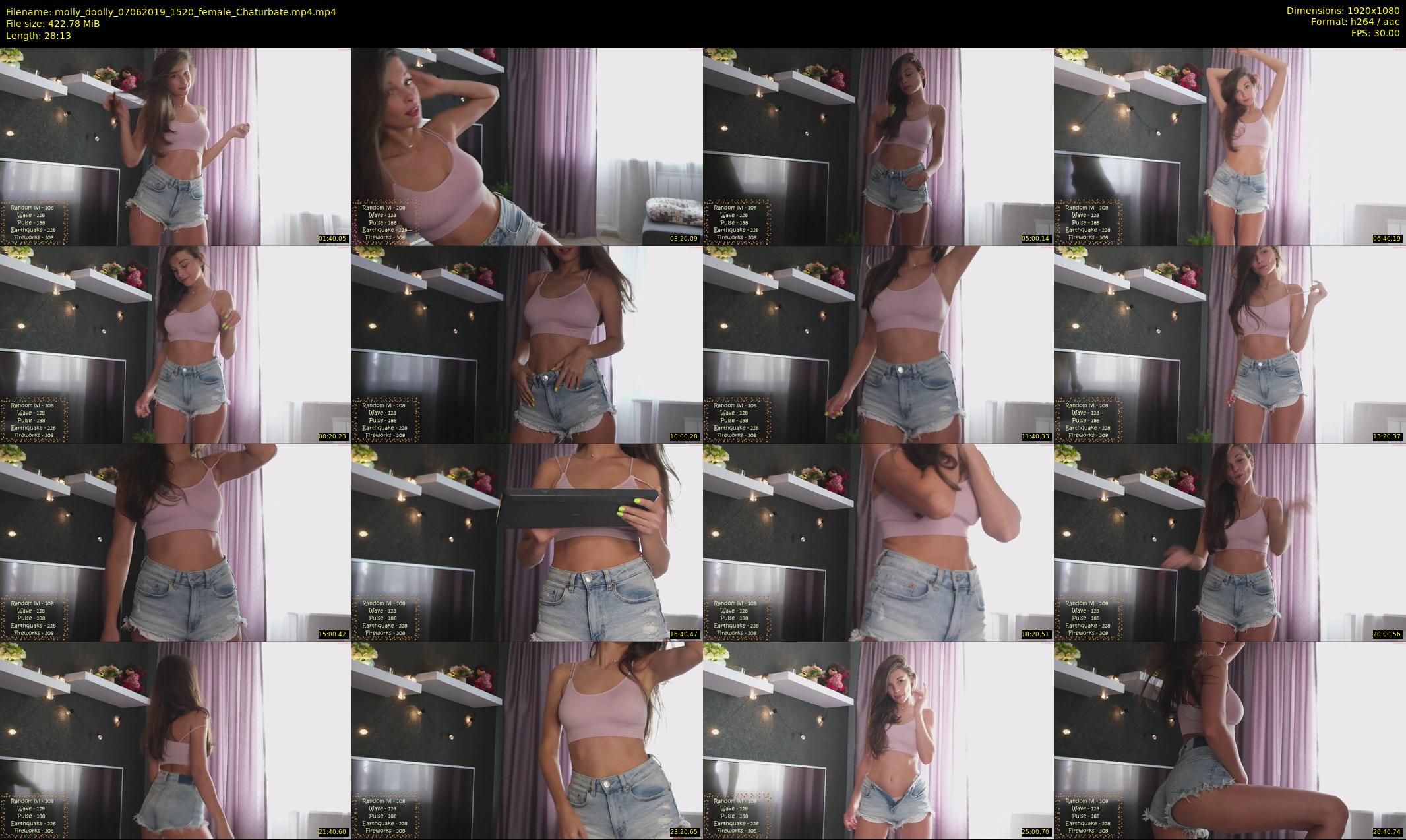 molly_doolly — 29 minute Chaturbate female cam show recording, 1080p, Jun 7, 2019