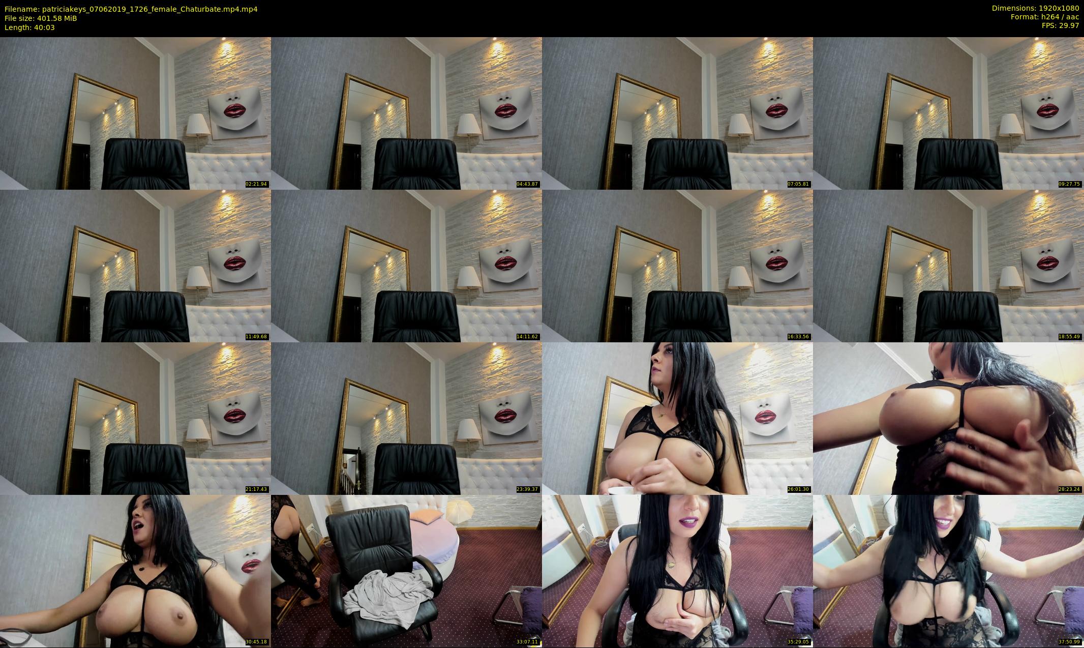 patriciakeys — 41 minute Chaturbate female cam show recording, 1080p, Jun 7, 2019