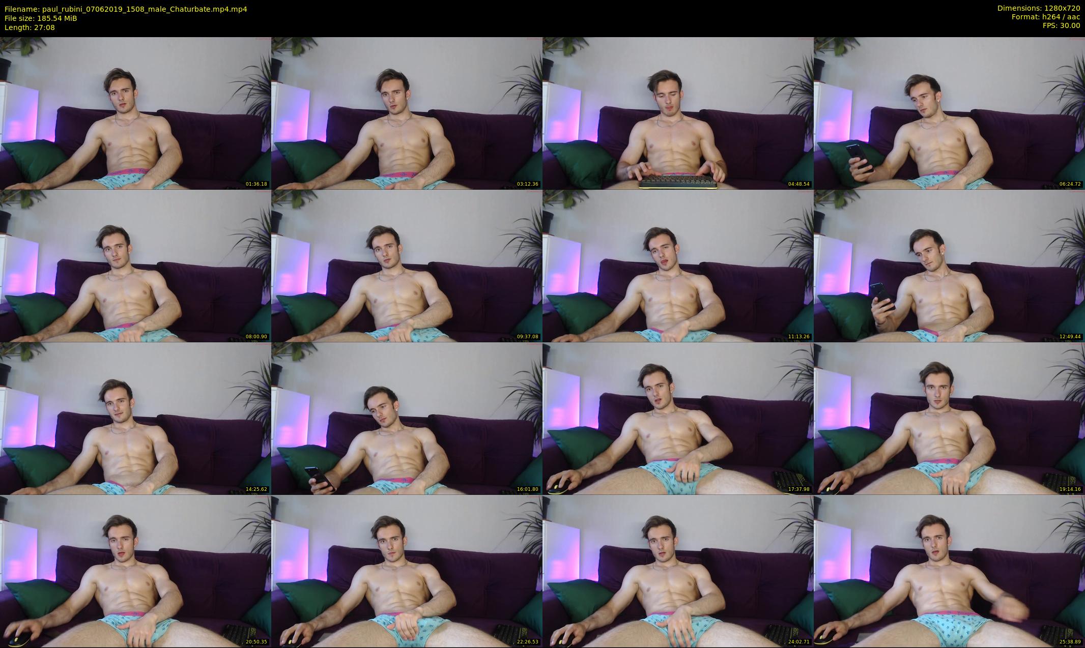 paul_rubini — 28 minute Chaturbate male cam show recording, 720p, Jun 7, 2019
