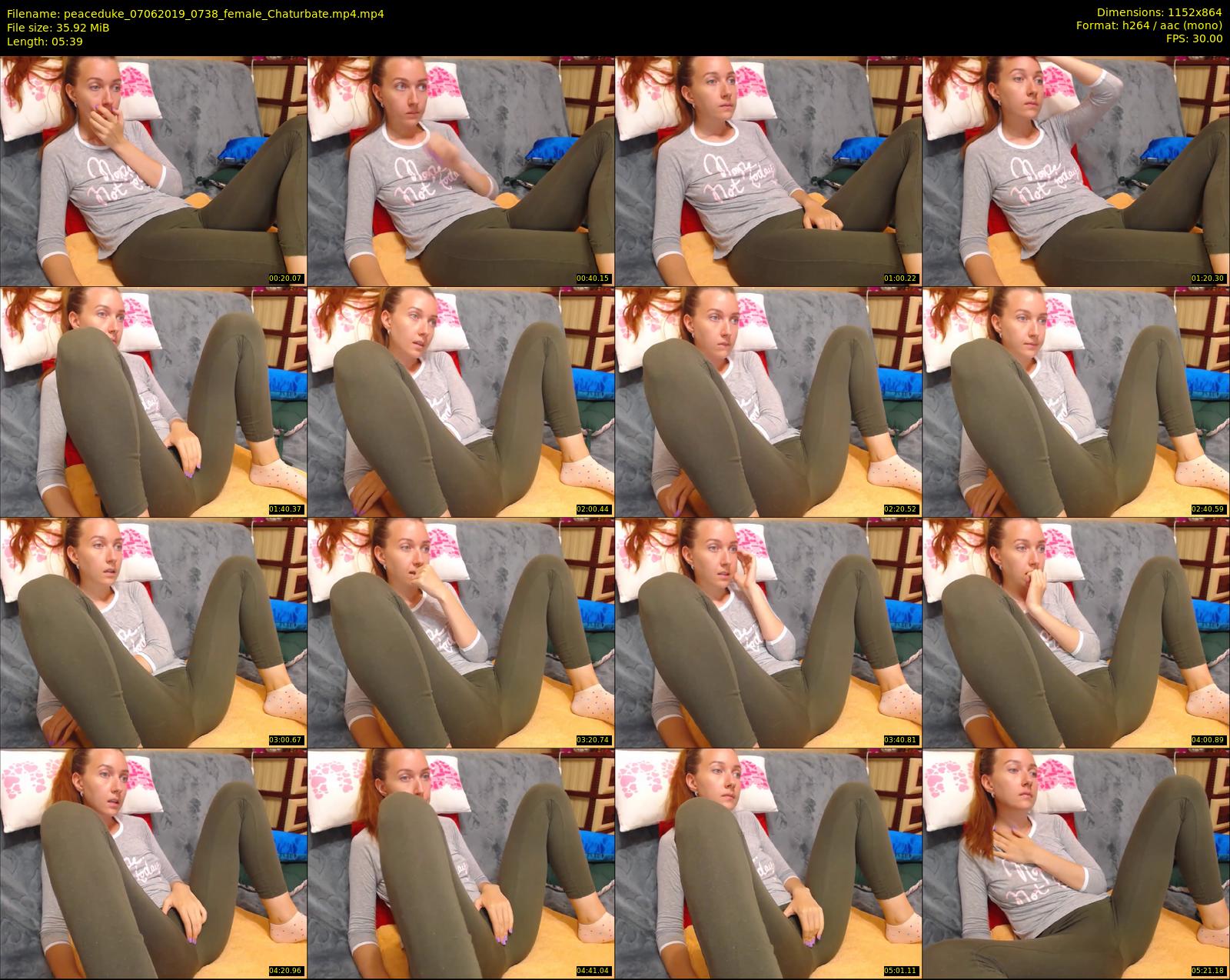 peaceduke — 6 minute Chaturbate female cam show recording, 720p, Jun 7, 2019