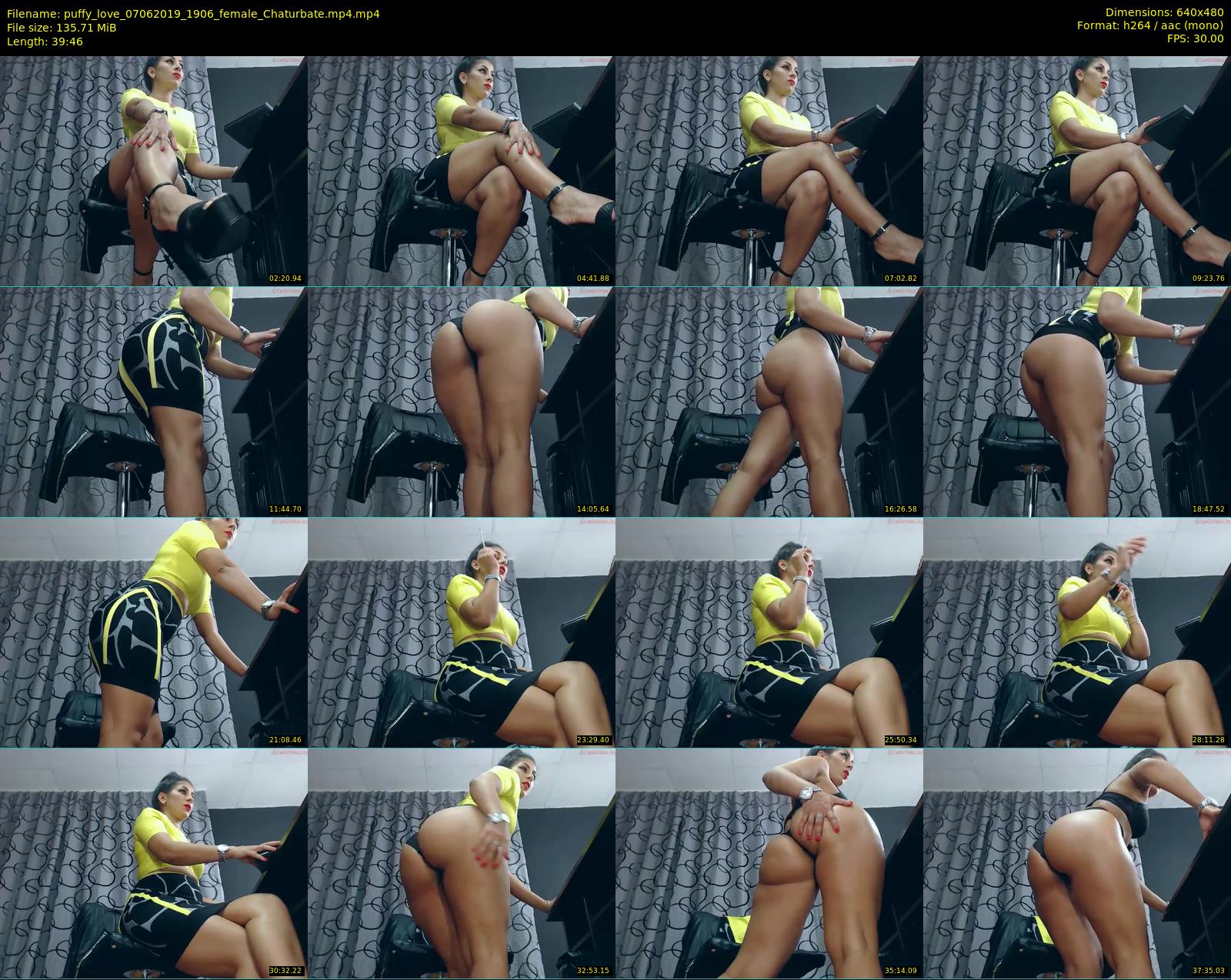 puffy_love — 40 minute Chaturbate female cam show recording, 480p, Jun 7, 2019