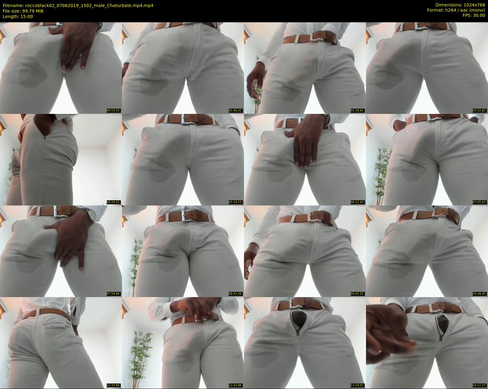 roccoblack02 — 15 minute Chaturbate male cam show recording, 720p, Jun 7, 2019