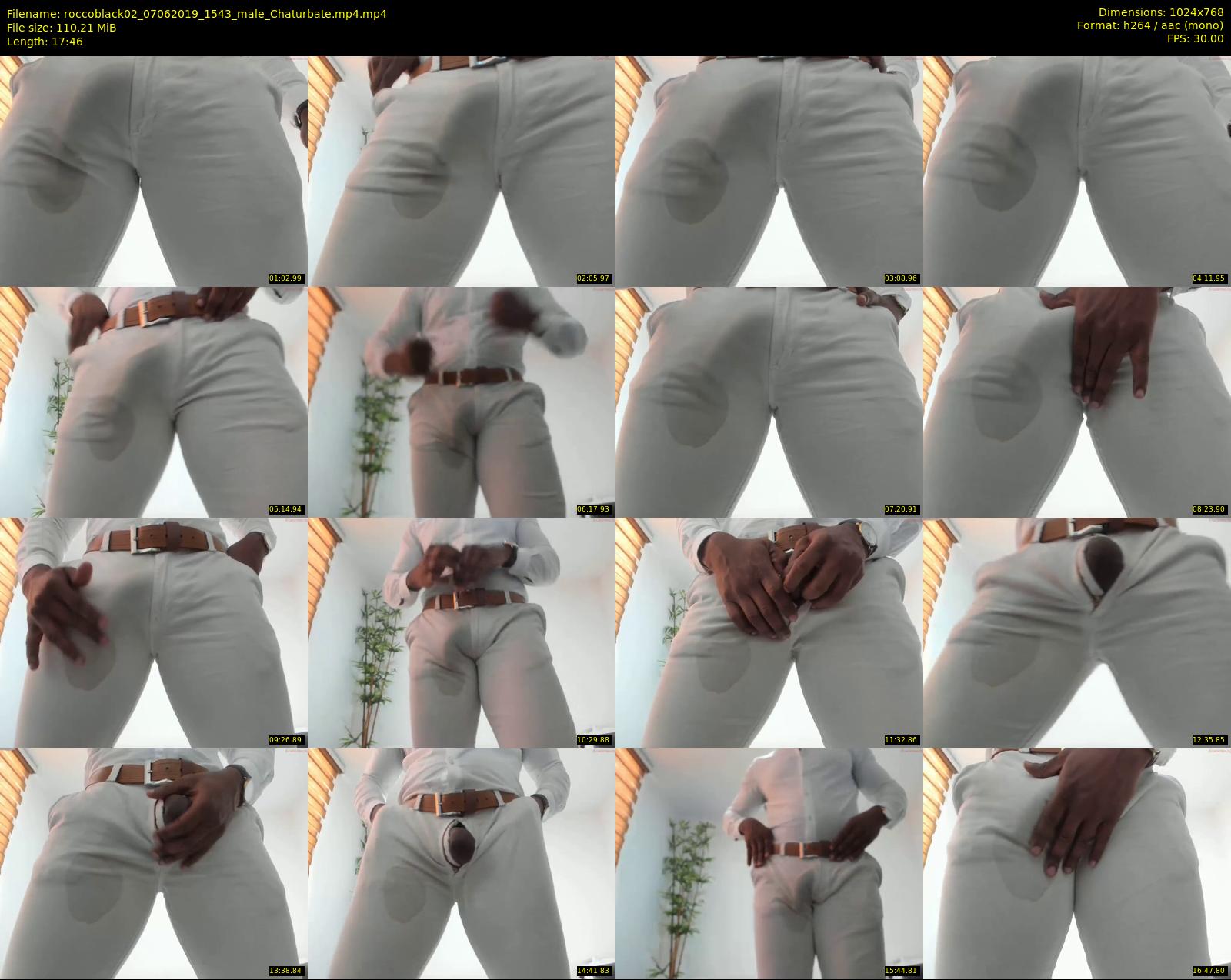 roccoblack02 — 18 minute Chaturbate male cam show recording, 720p, Jun 7, 2019