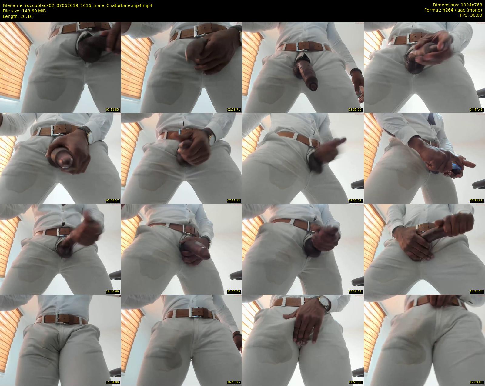 roccoblack02 — 21 minute Chaturbate male cam show recording, 720p, Jun 7, 2019