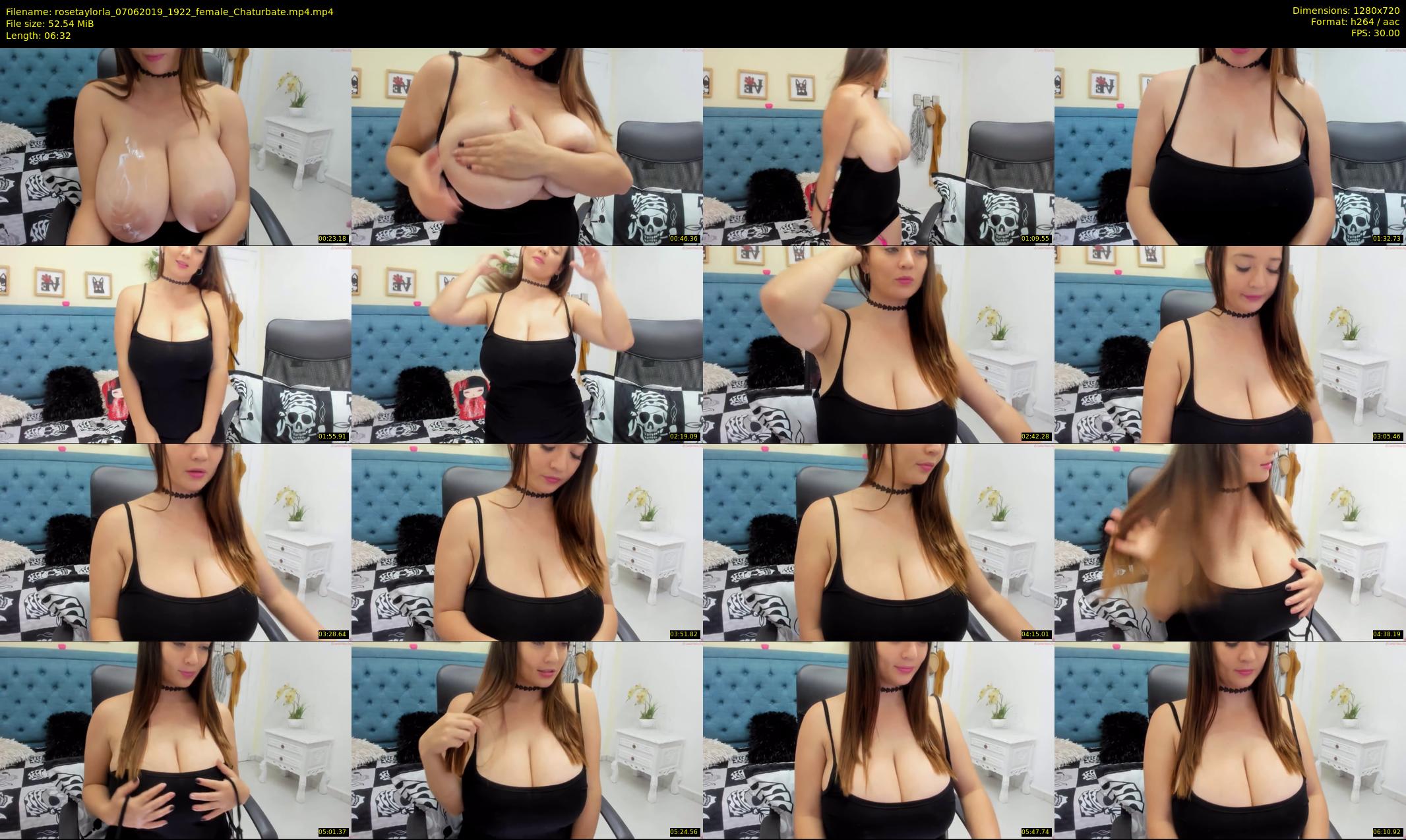 rosetaylorla — 7 minute Chaturbate female cam show recording, 720p, Jun 7, 2019
