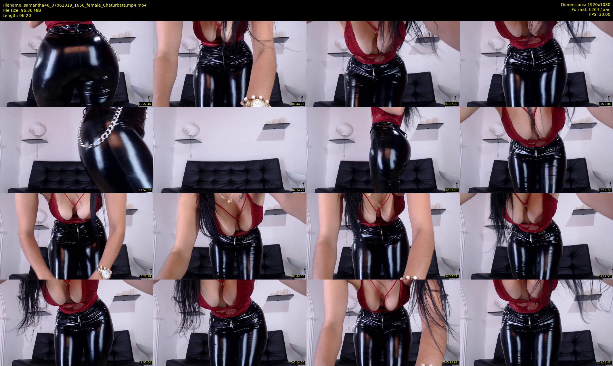 samantha46 — 7 minute Chaturbate female cam show recording, 1080p, Jun 7, 2019