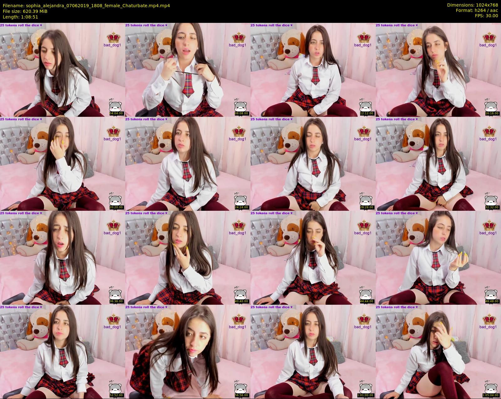 sophia_alejandra — 69 minute Chaturbate female cam show recording, 720p, Jun 7, 2019