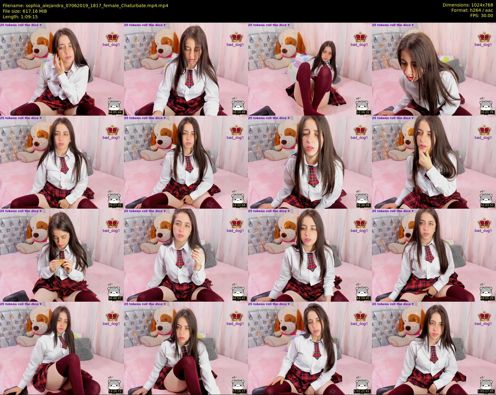 sophia_alejandra — 70 minute Chaturbate female cam show recording, 720p, Jun 7, 2019